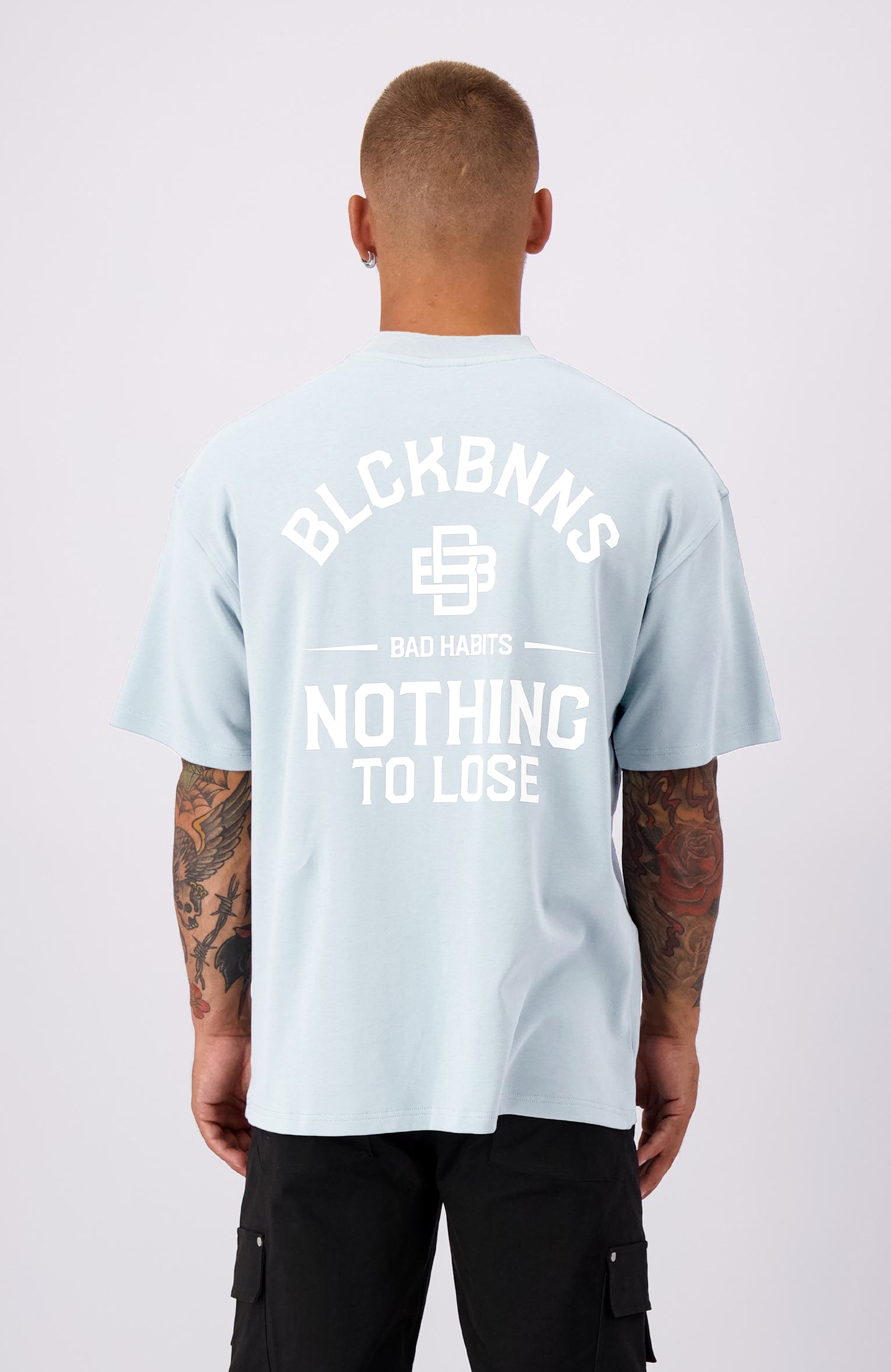 BAD HABITS TEE | Blue