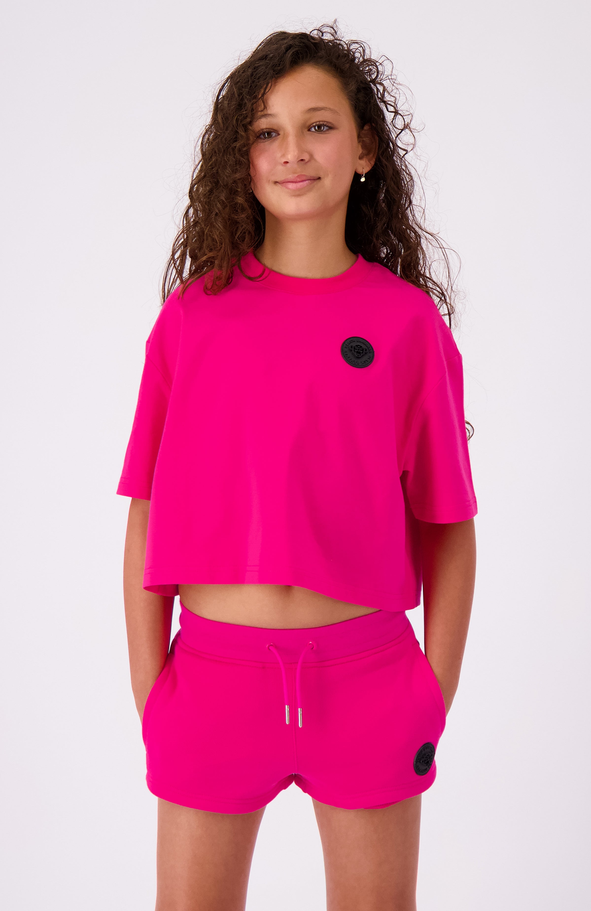 JR. GRL CROPPED TEE | Pink