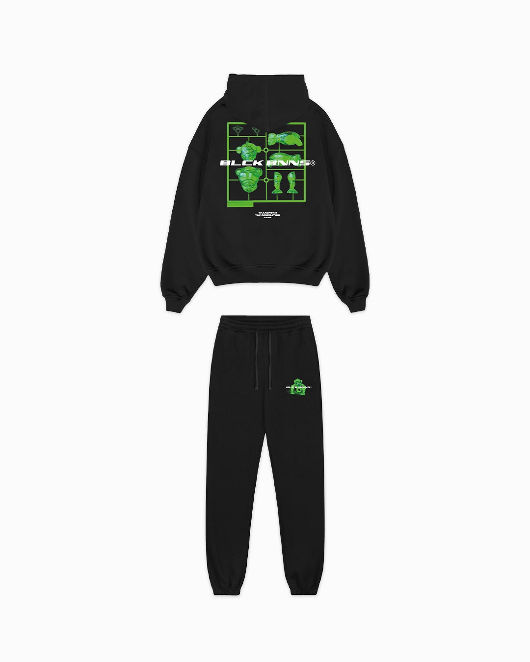 KIDS ACTION FIGURE SWEATSUIT | Black