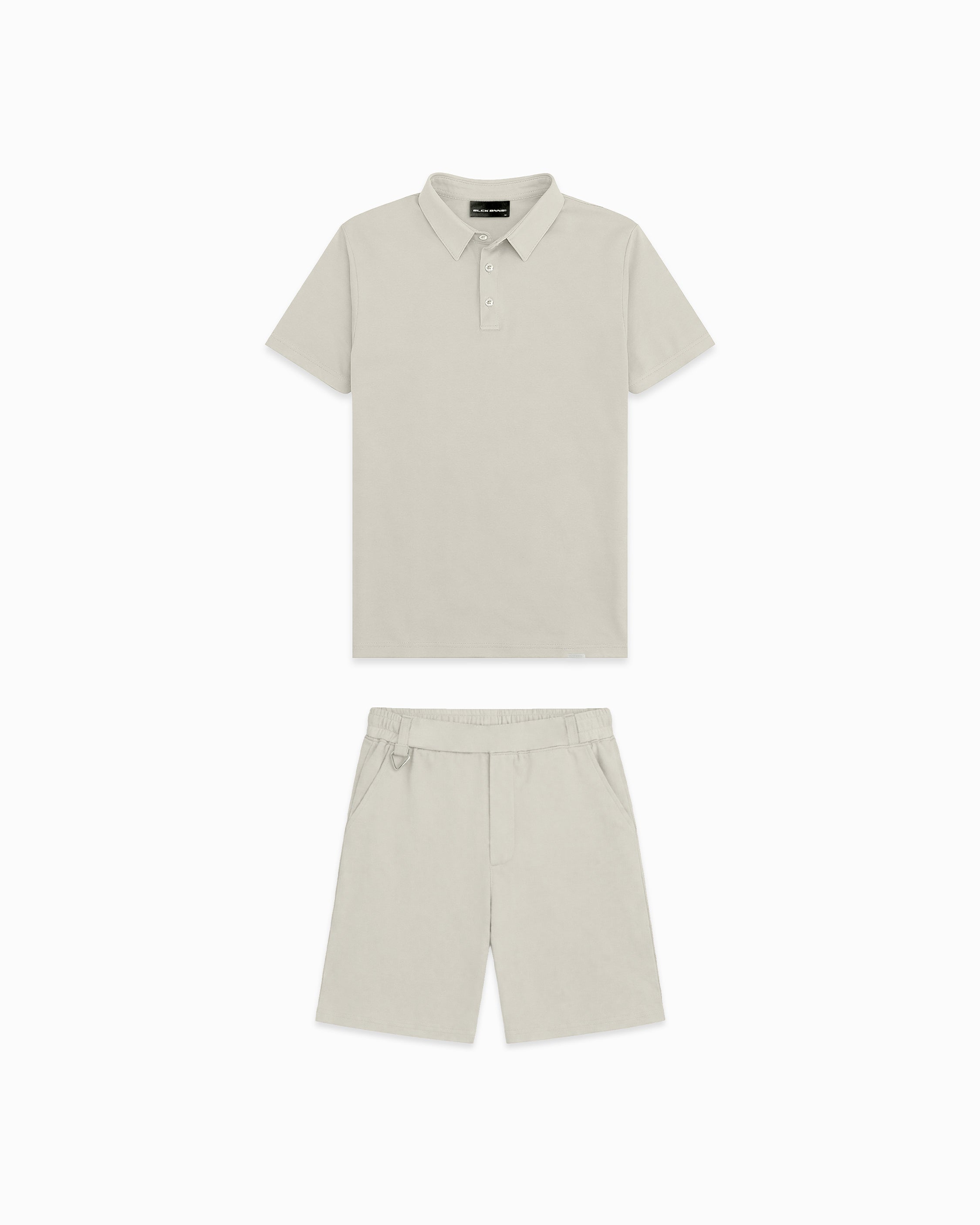 MERCERISE POLO TWINSET Zandkleur