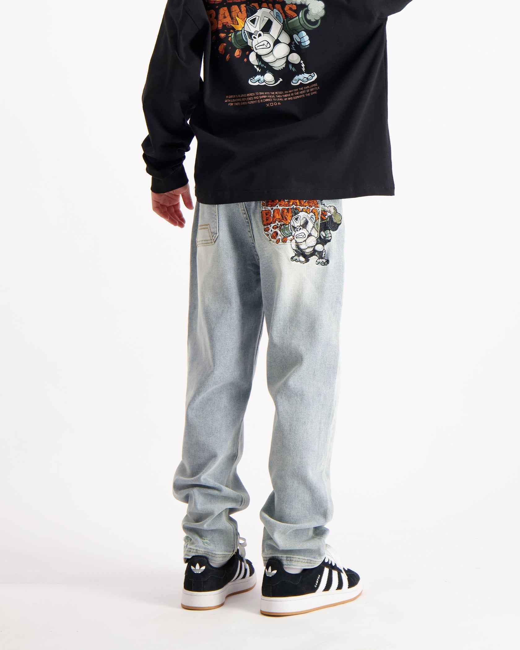 KIDS EXPLODE DENIM | Light Blue