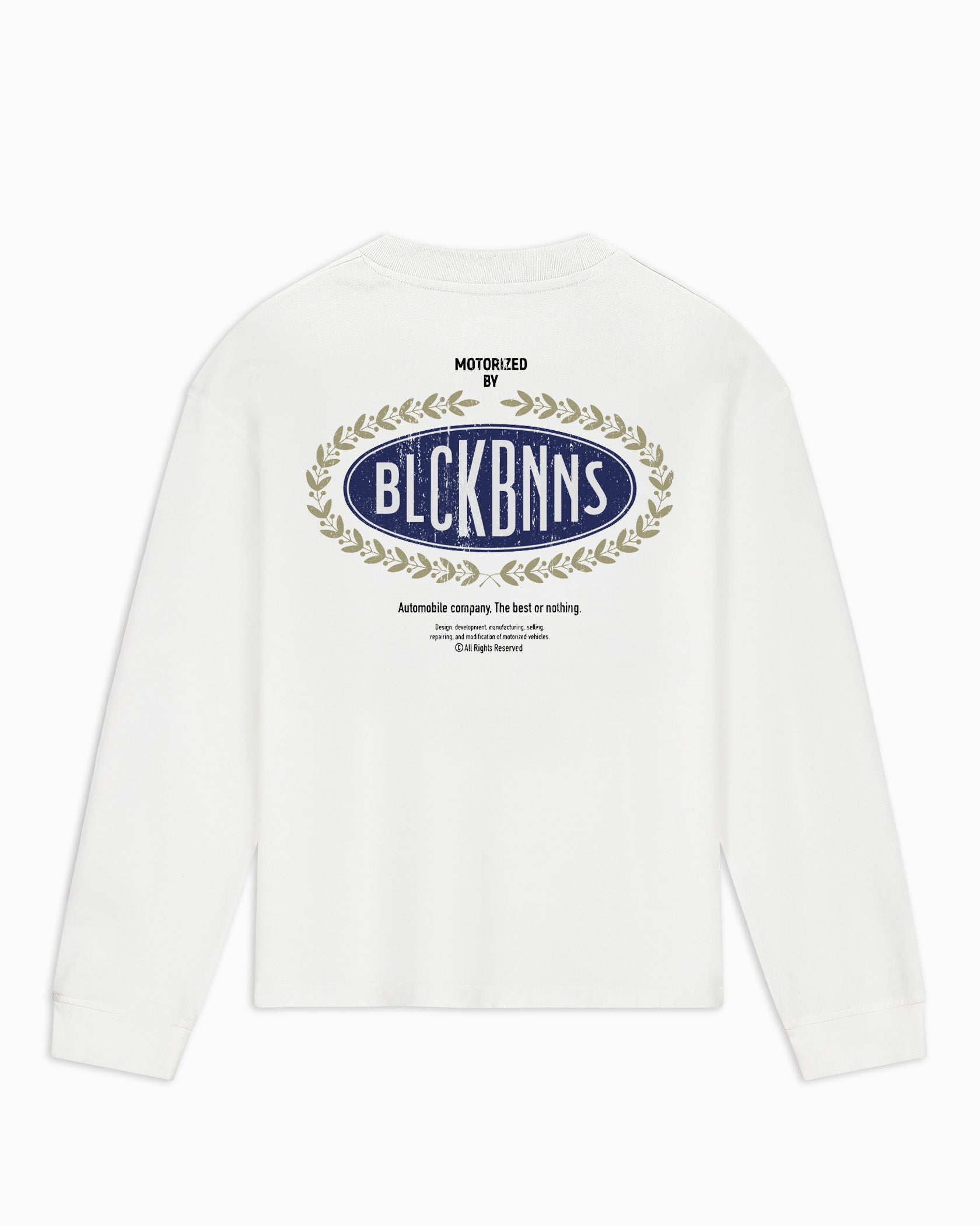 AUTOMOBILE LONGSLEEVE T-SHIRT | White