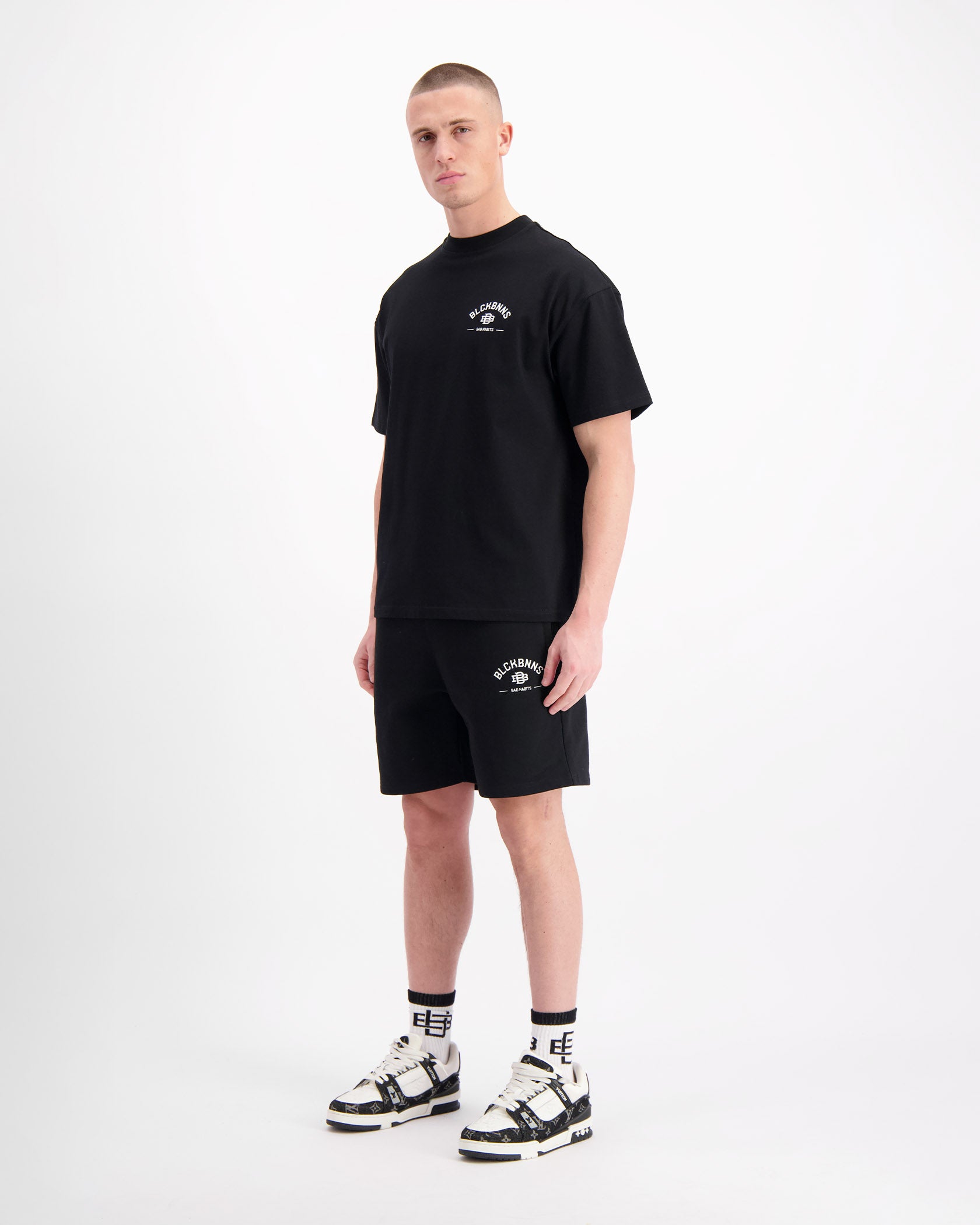 BAD HABITS SWEATSHORTS | Black