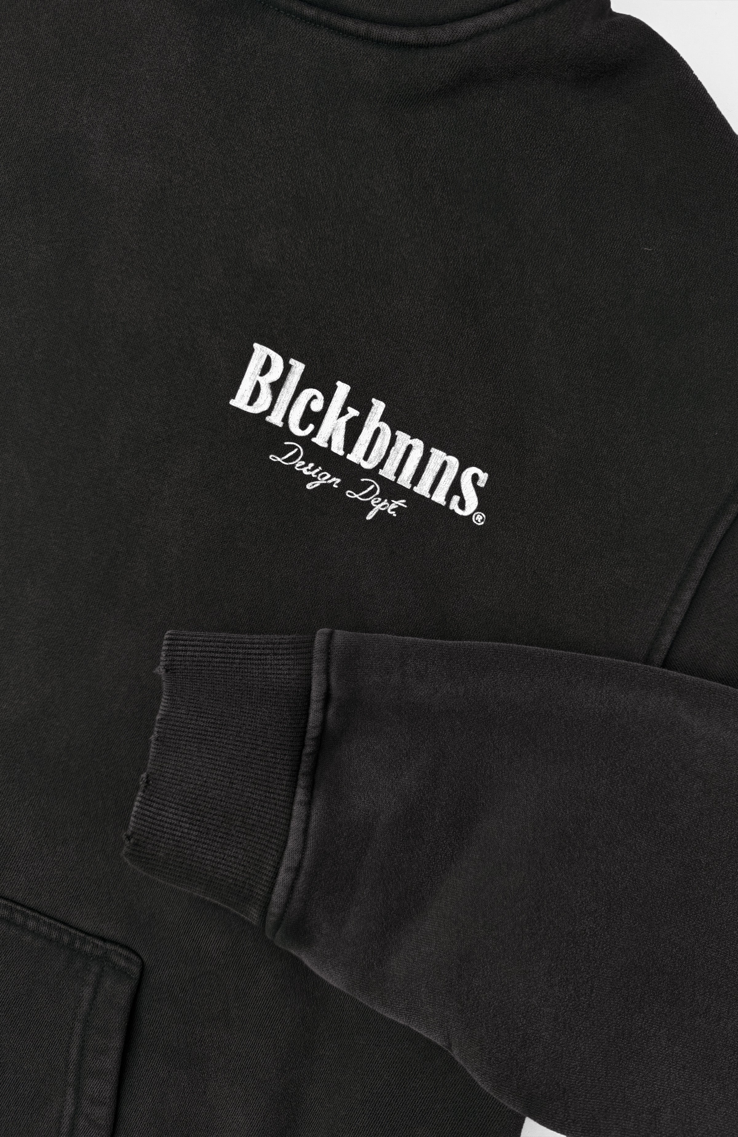 BRUSH WASHED SWEATSUIT | Black