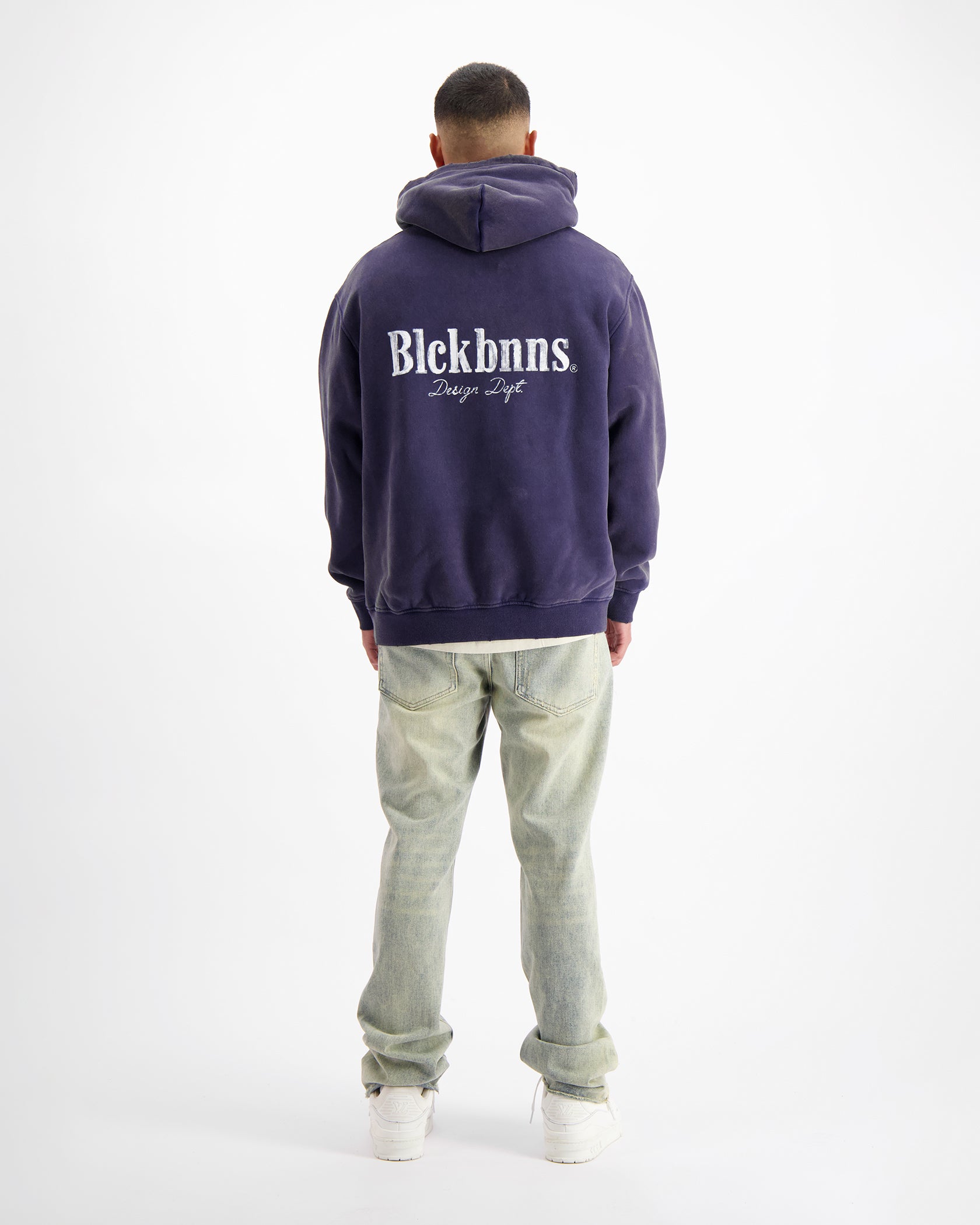 BRUSH HOODIE | Navy