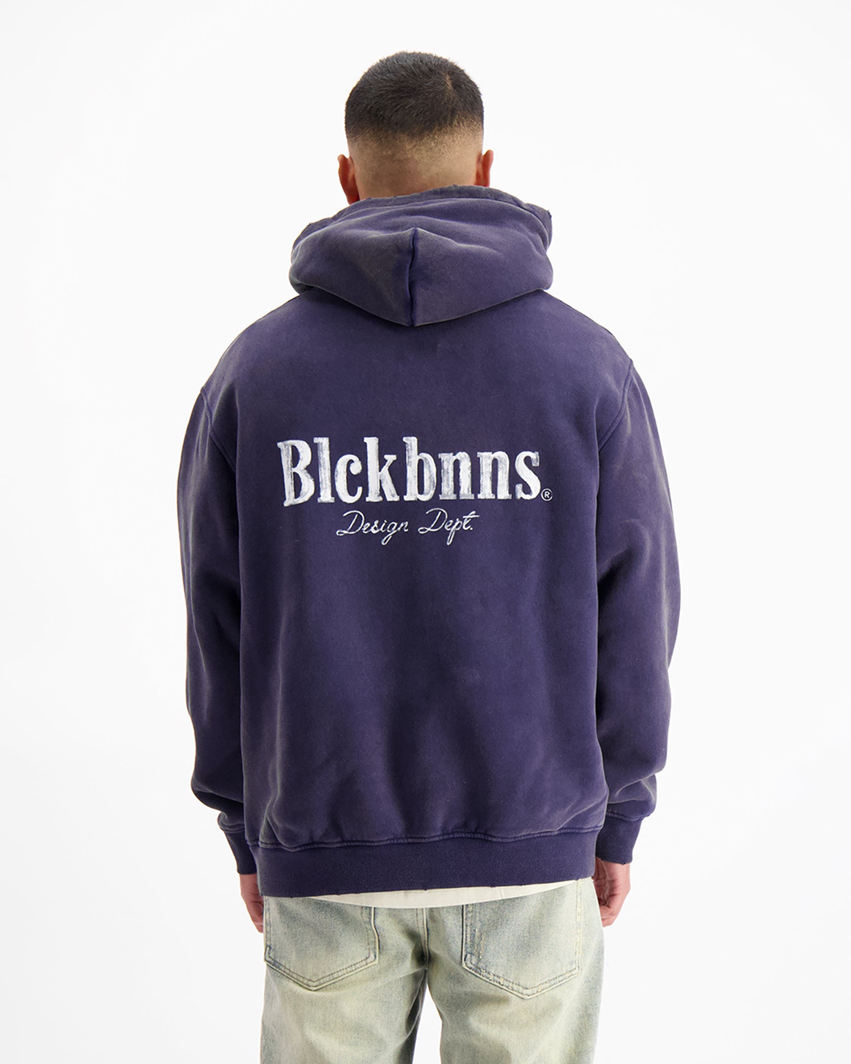 BRUSH HOODIE | Navy