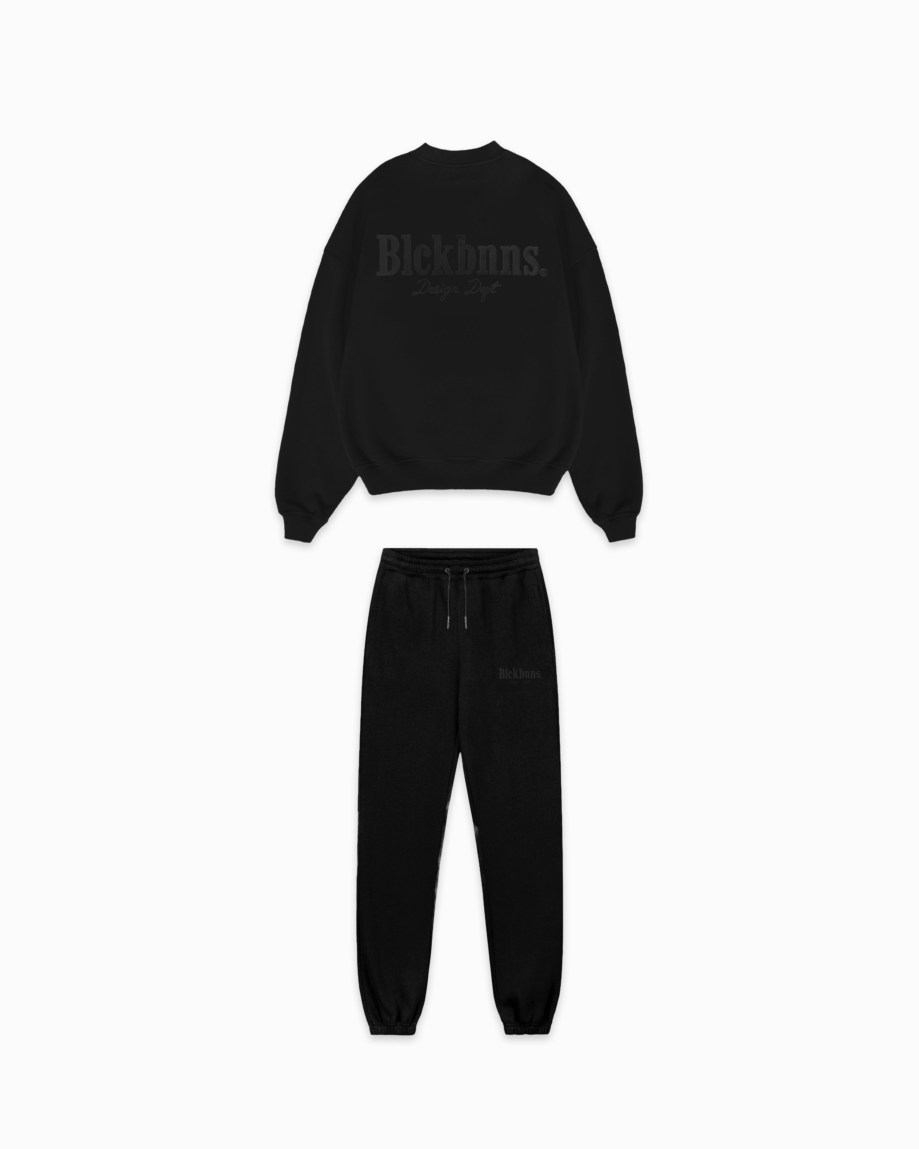 DESIGN DEPT CREWNECK SWEATSUIT | Black