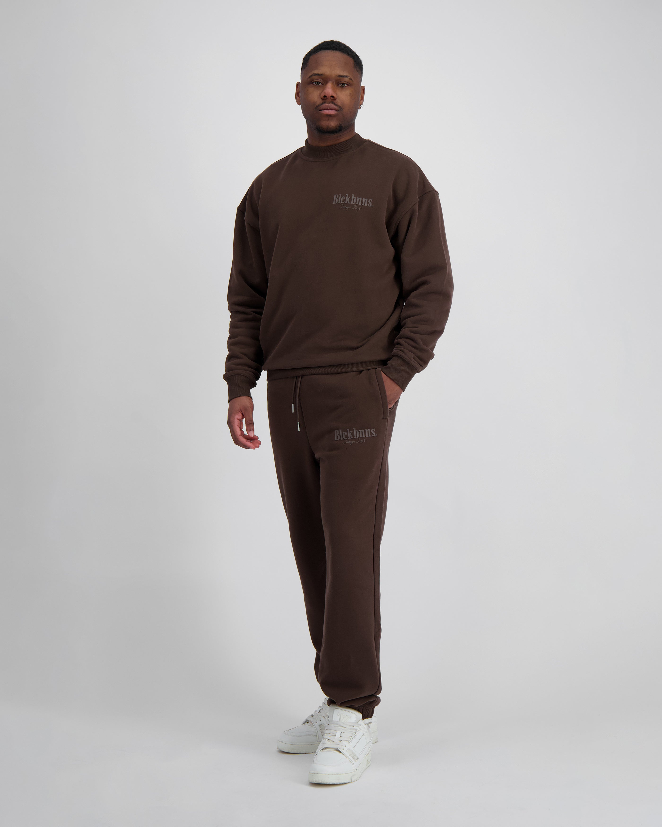 DESIGN DEPT CREWNECK SWEATSUIT | Brown