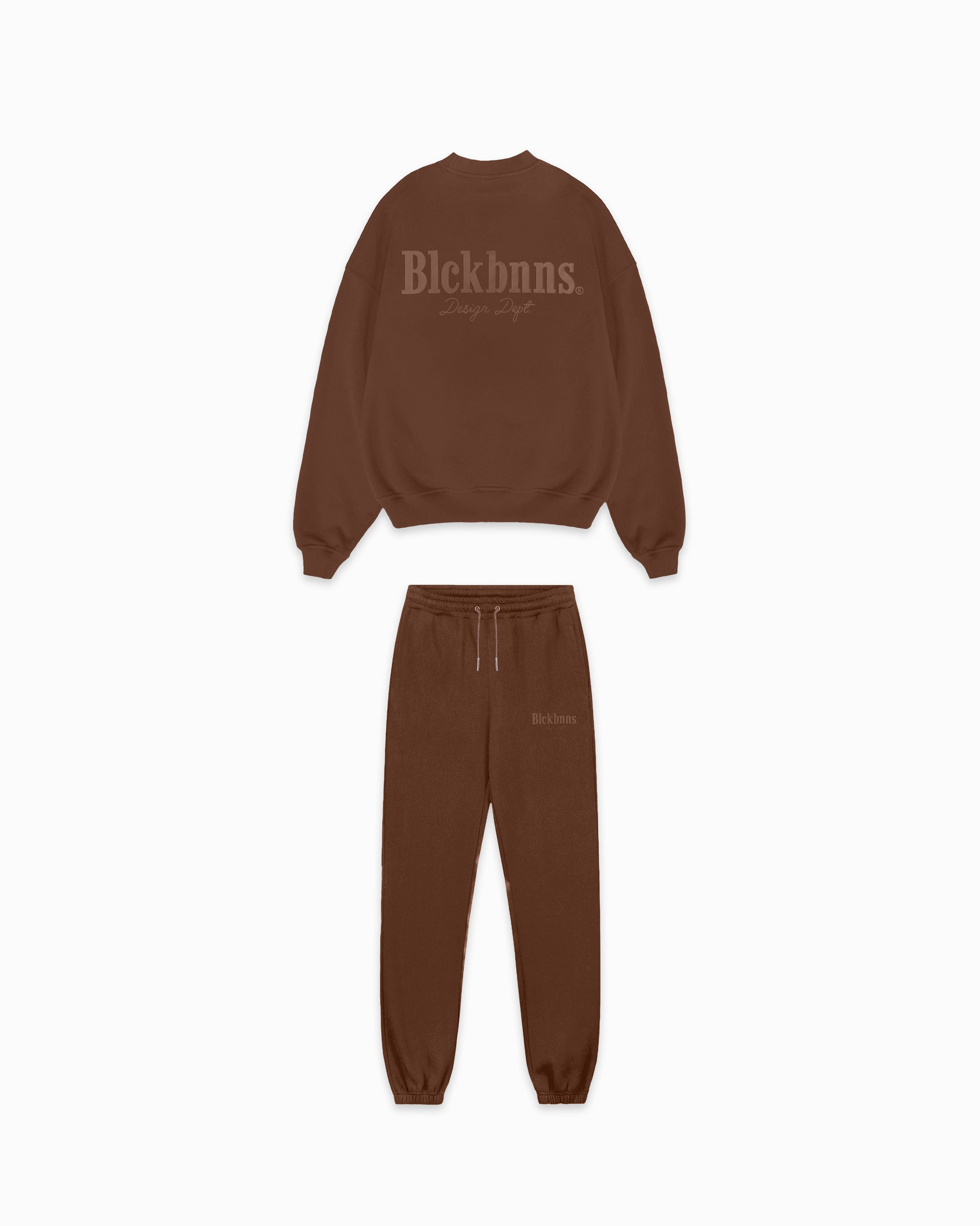 DESIGN DEPT CREWNECK SWEATSUIT | Brown