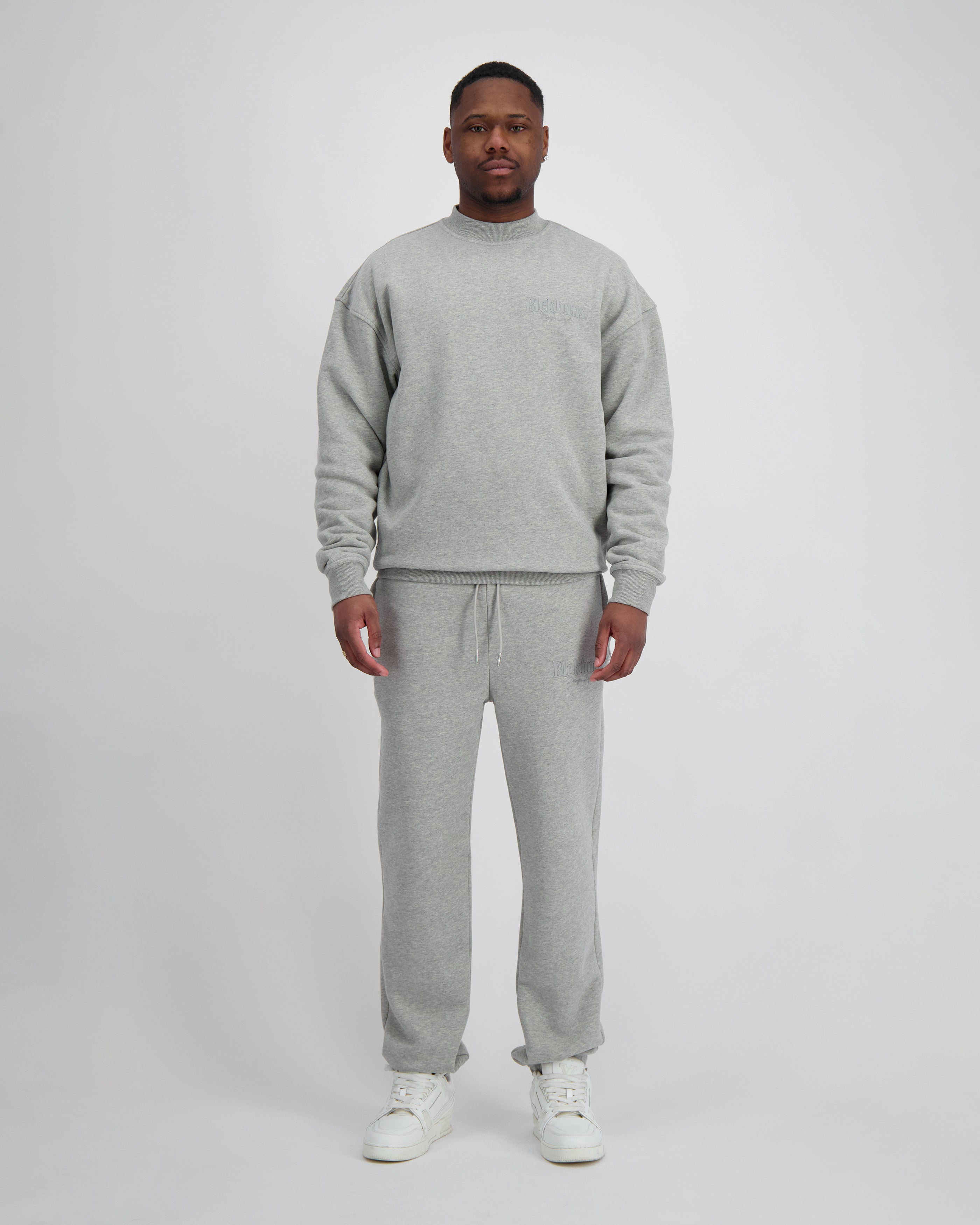 DESIGN DEPT CREWNECK SWEATSUIT | Melange Grey