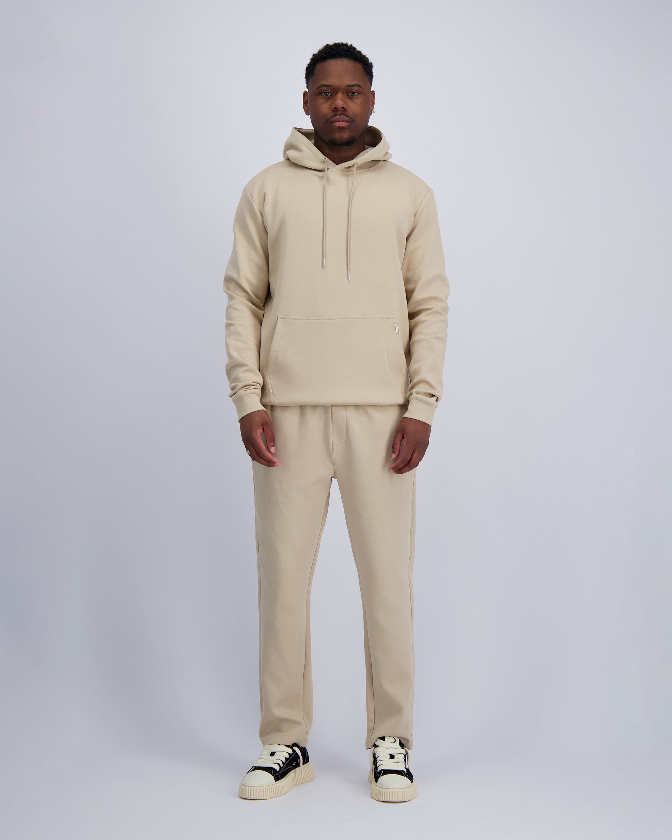 HOODED FLEX SUIT | Sand