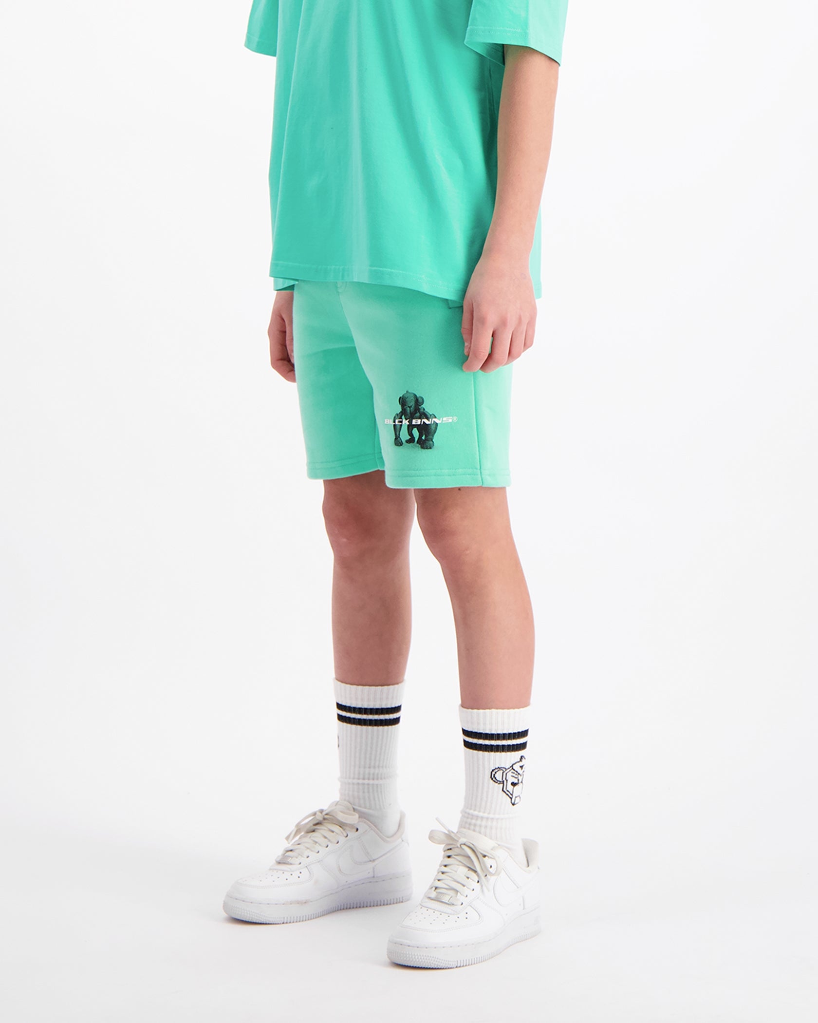 KIDS 3D CONVOY SWEATSHORTS | Green