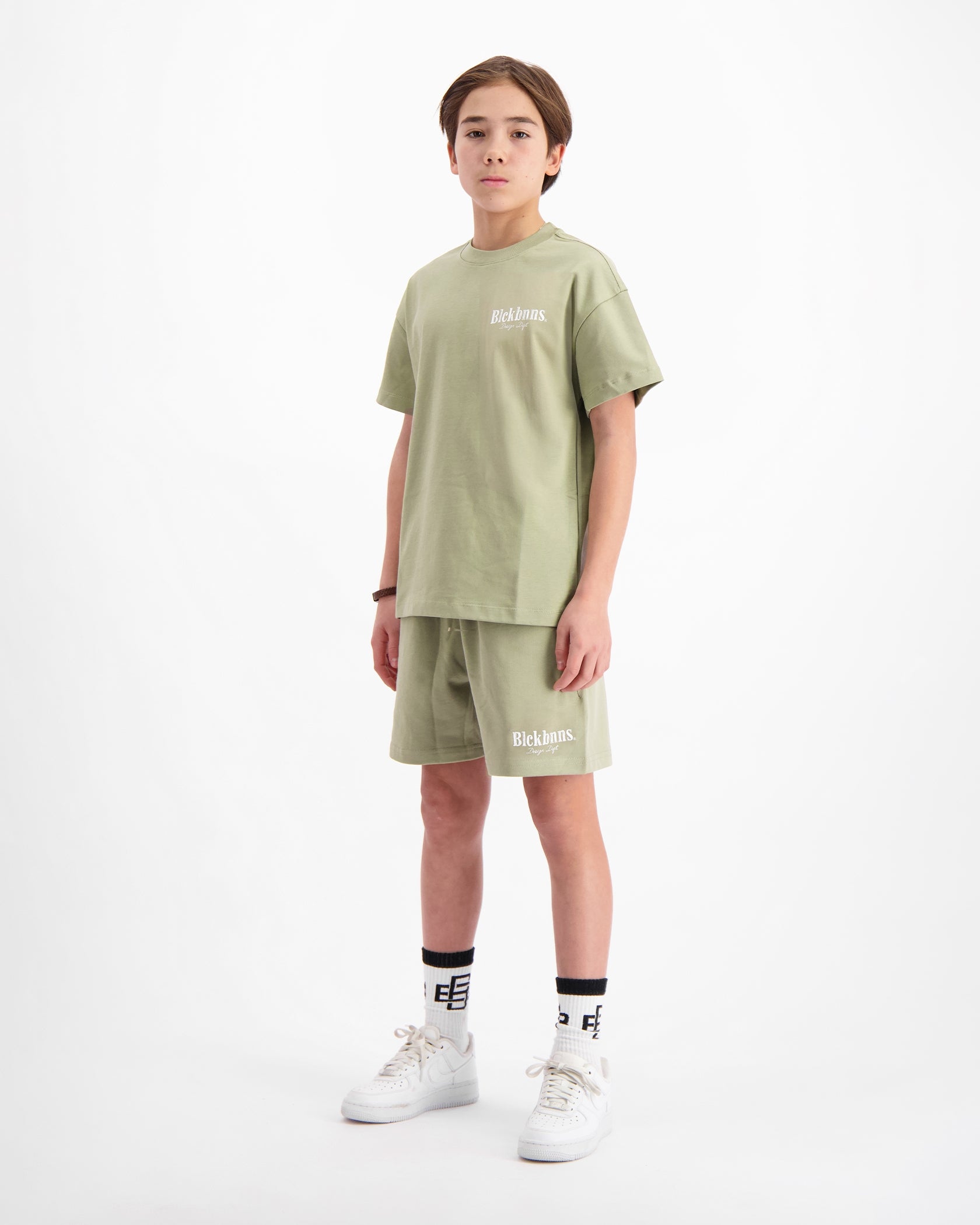 KIDS BRUSH TWINSET | Green