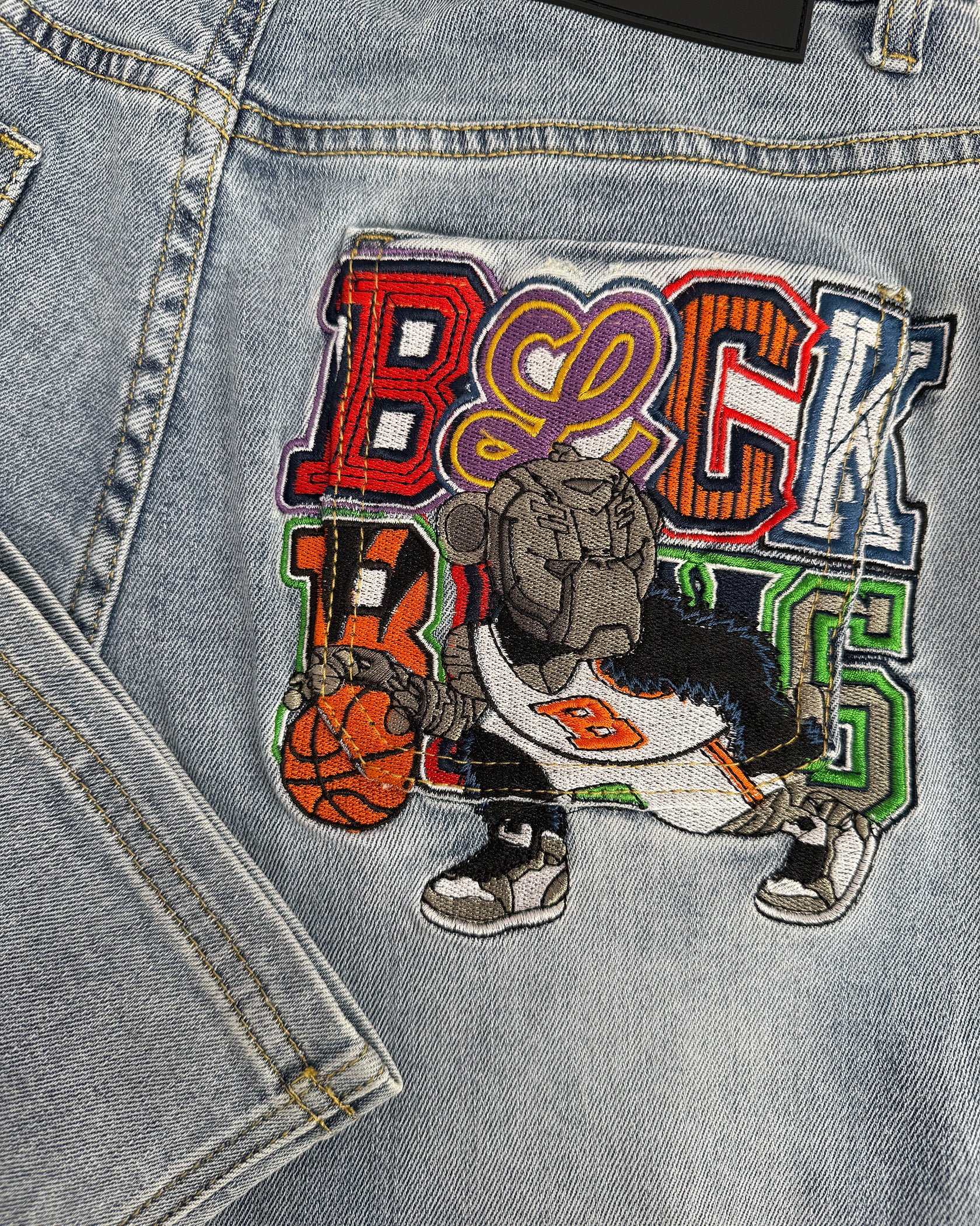 KIDS DRIBBLE STRAIGHT FIT DENIM | Light Blue