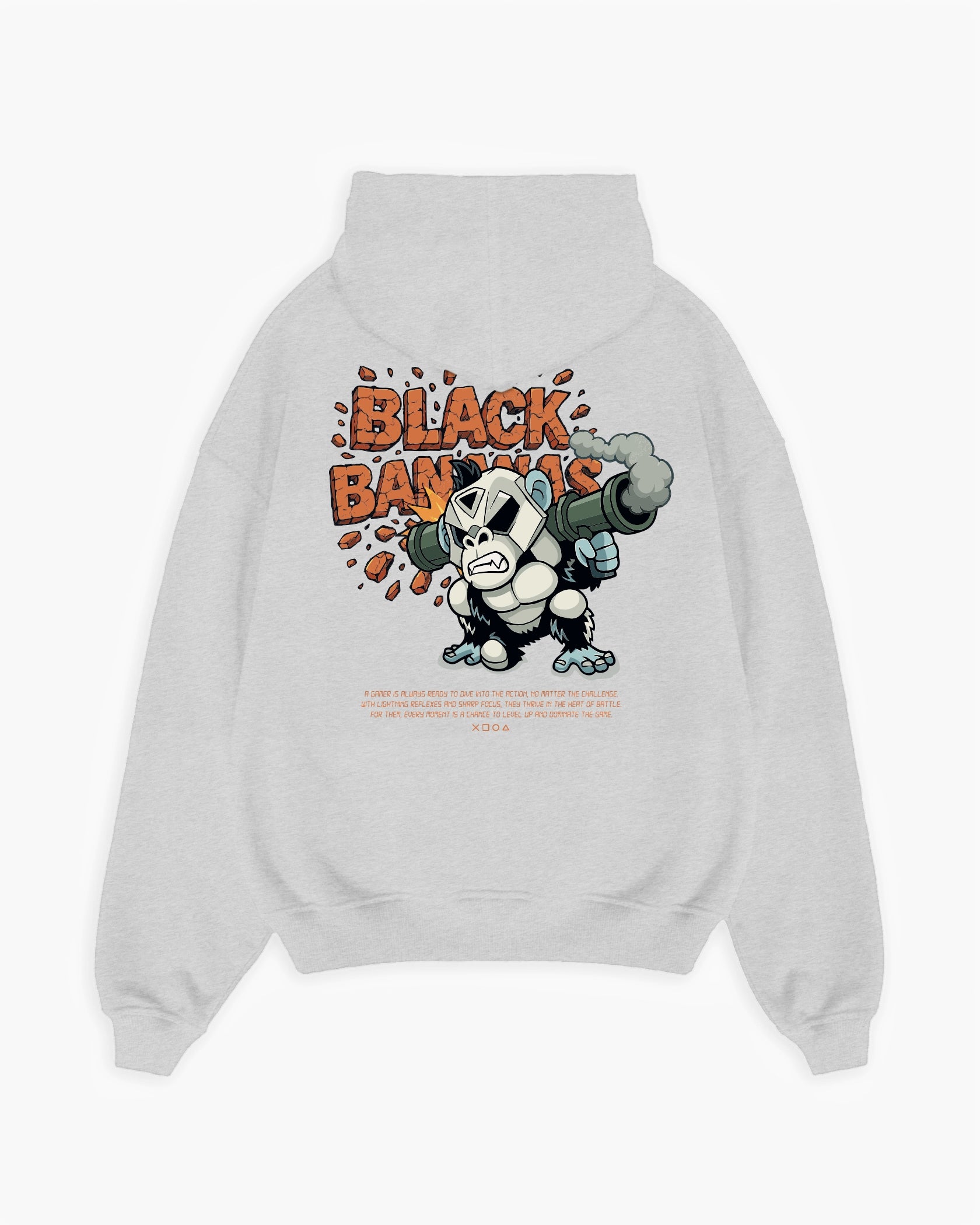 KIDS EXPLODE HOODIE | Melange Grey