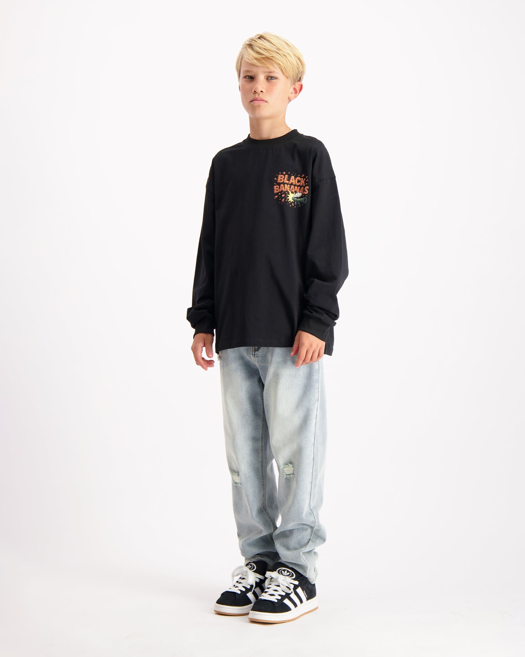 KIDS EXPLODE LONGSLEEVE | Black