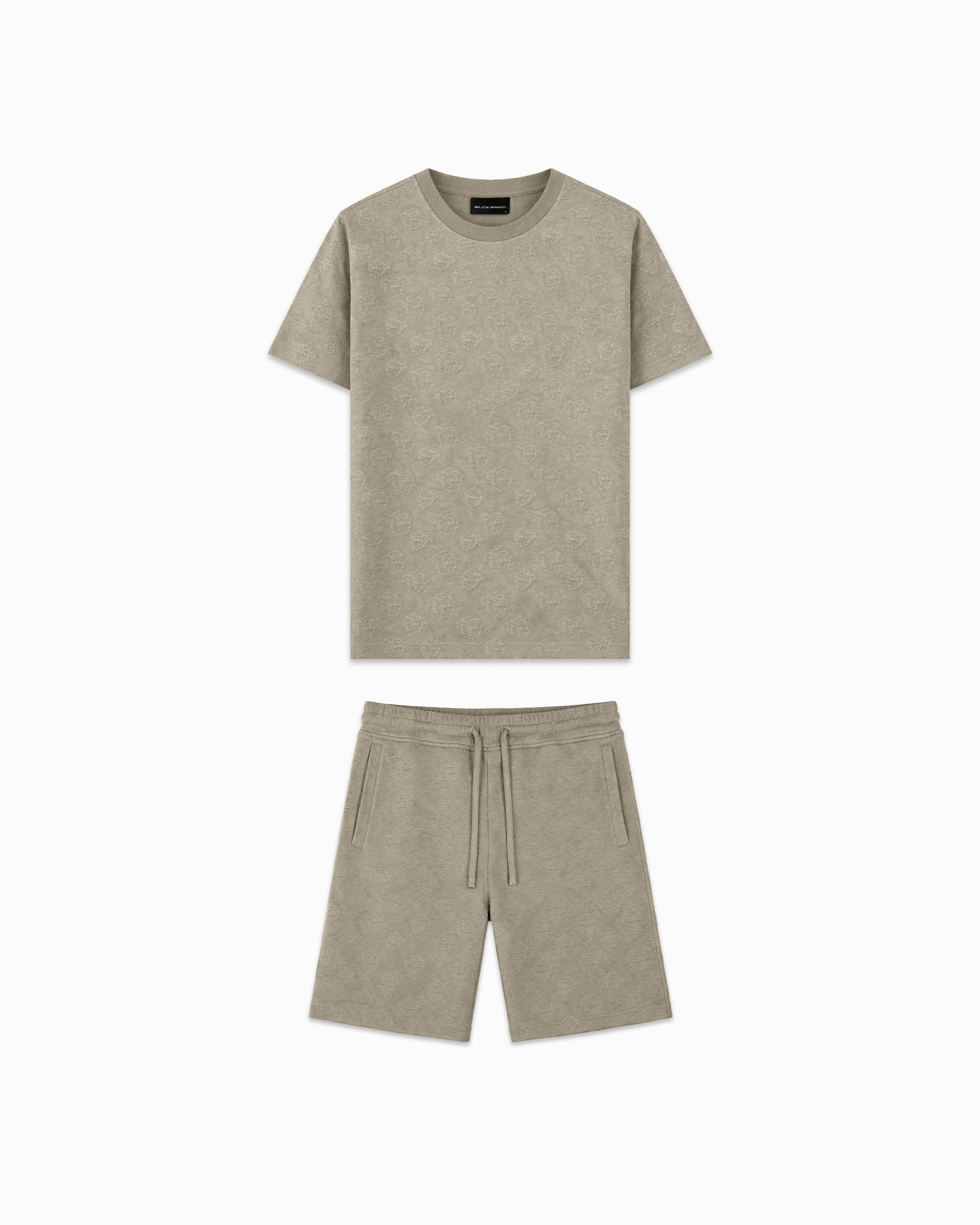 KIDS LASERED TWINSET Zandkleur