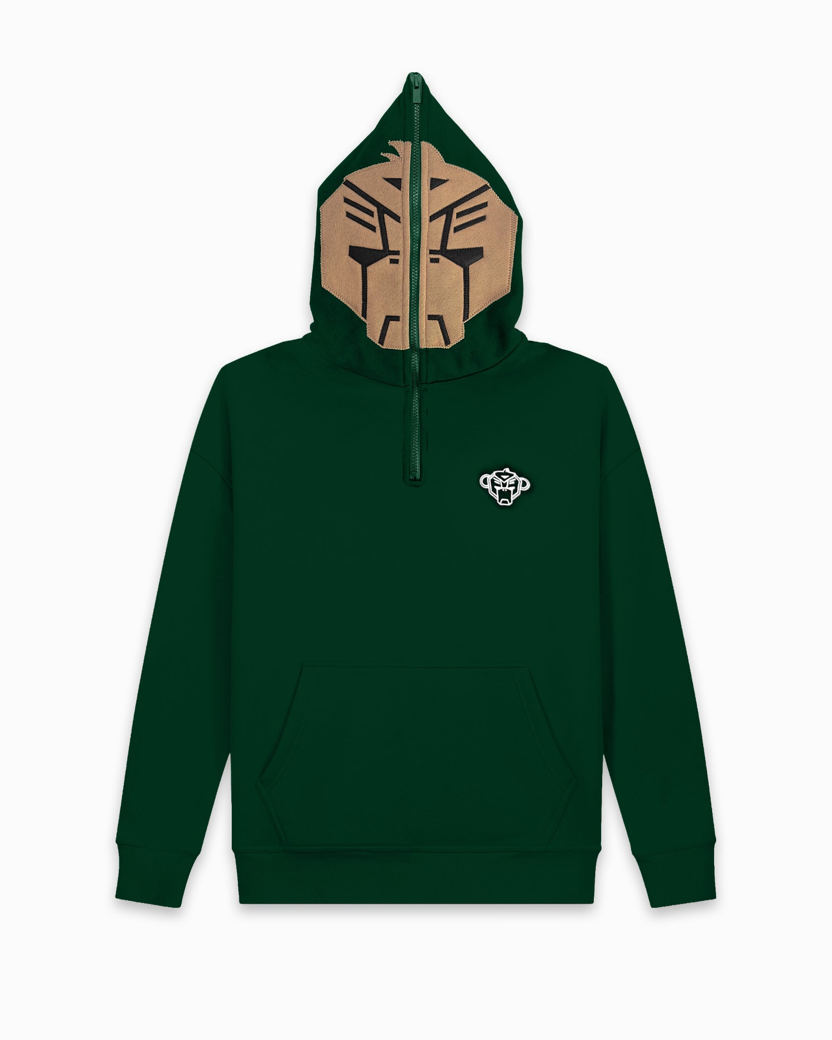 KIDS MASK HOODIE | Green