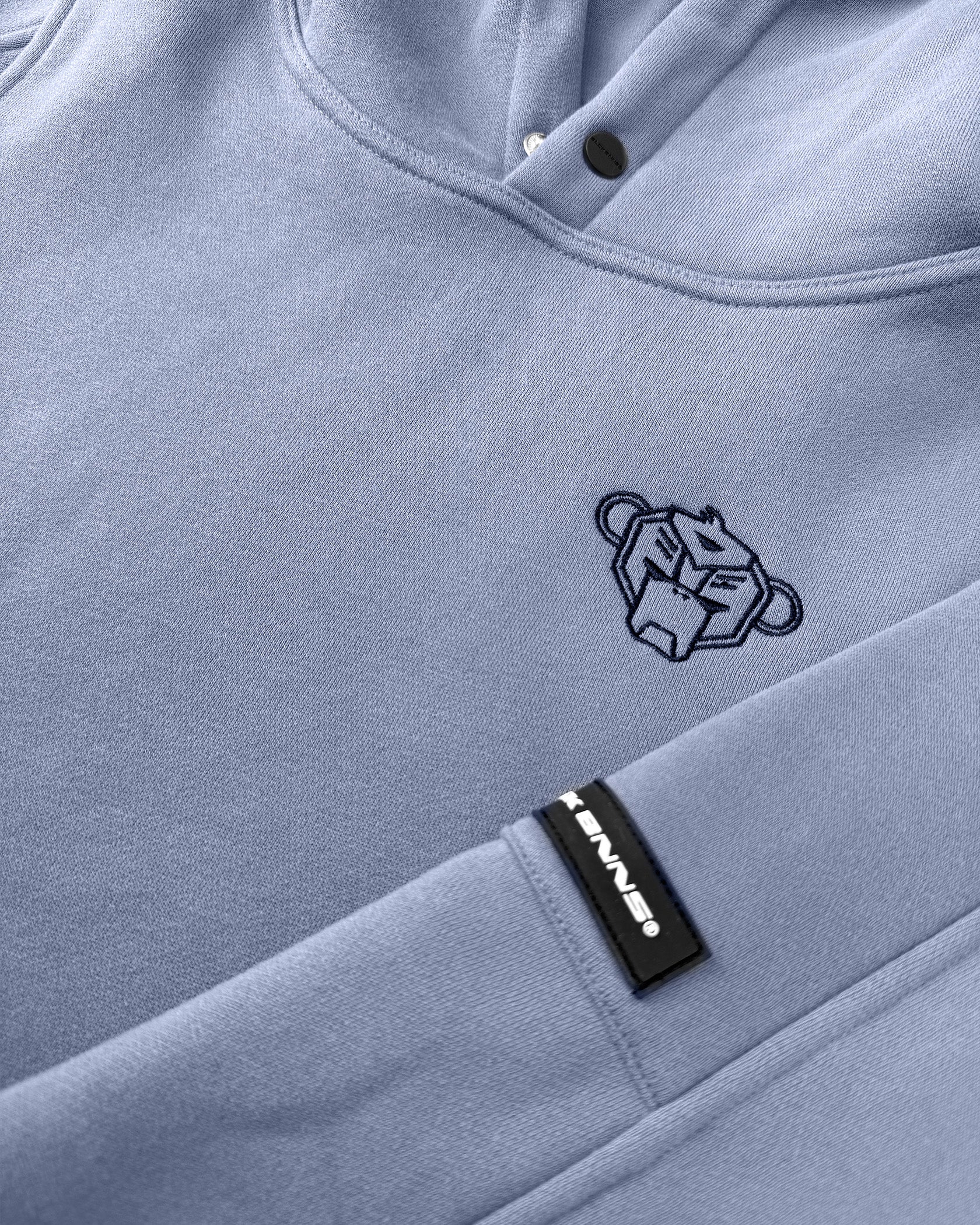 KIDS PLATE HOODIE | Blue