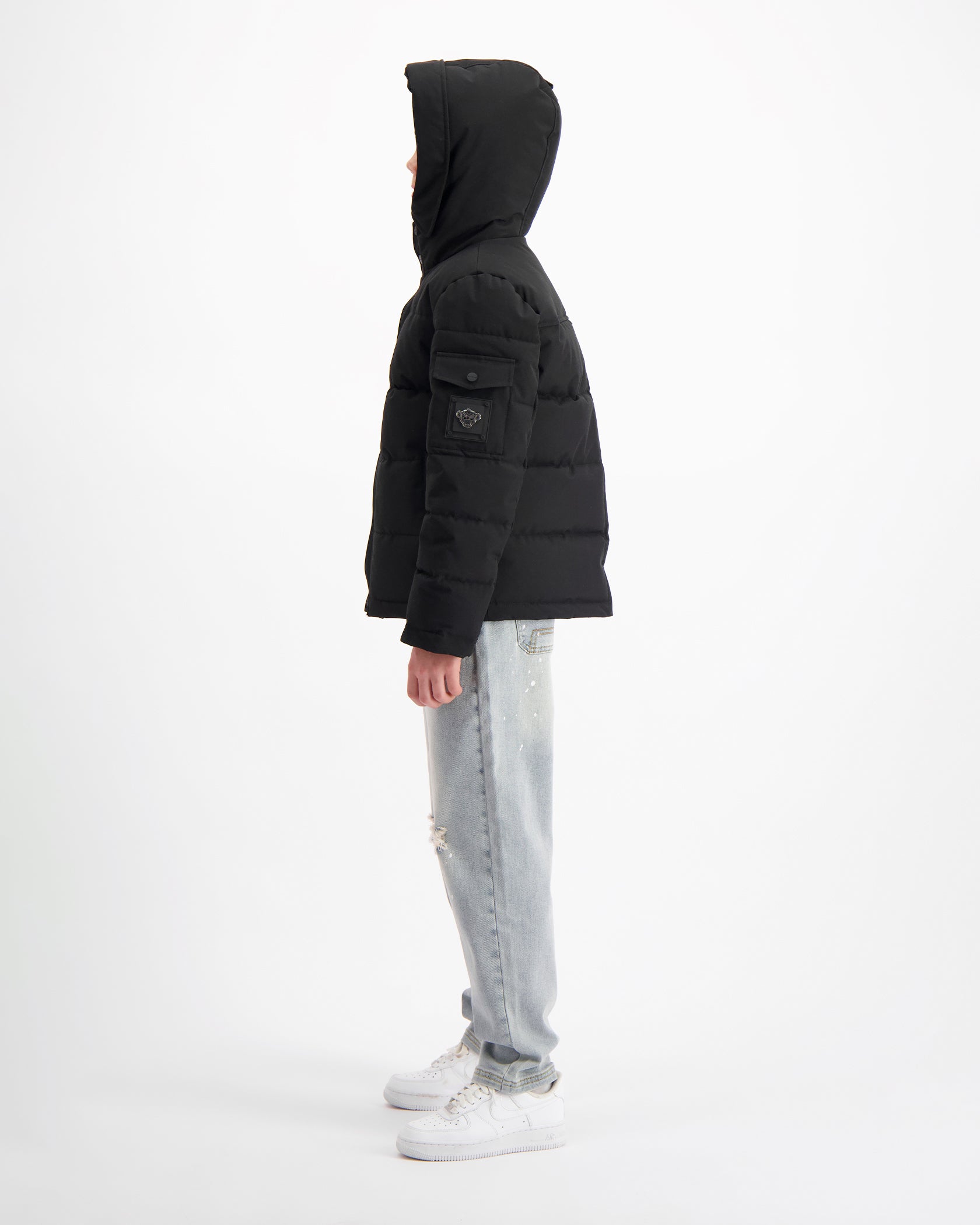 KIDS PLATE JACKET | BLACK