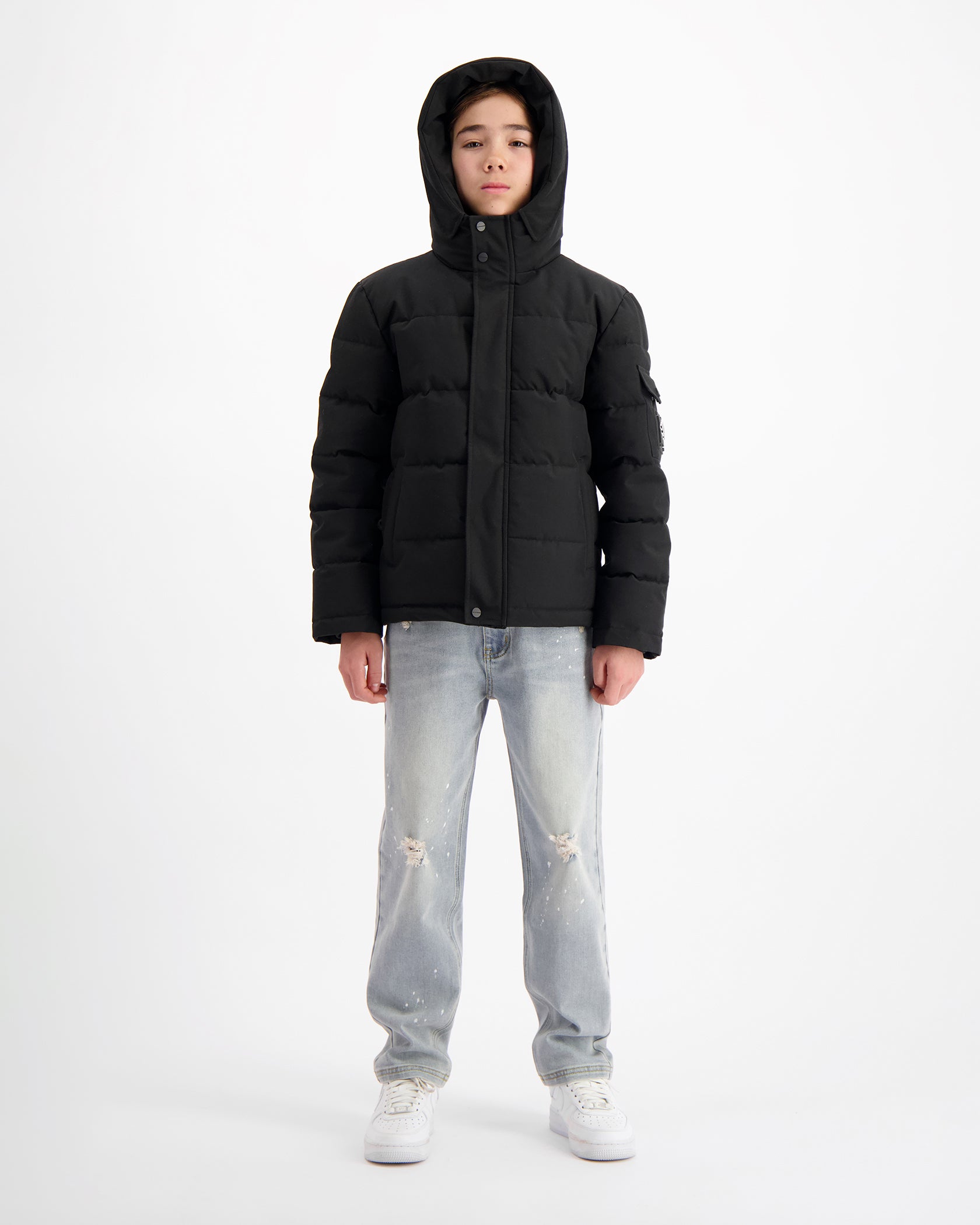 KIDS PLATE JACKET | BLACK