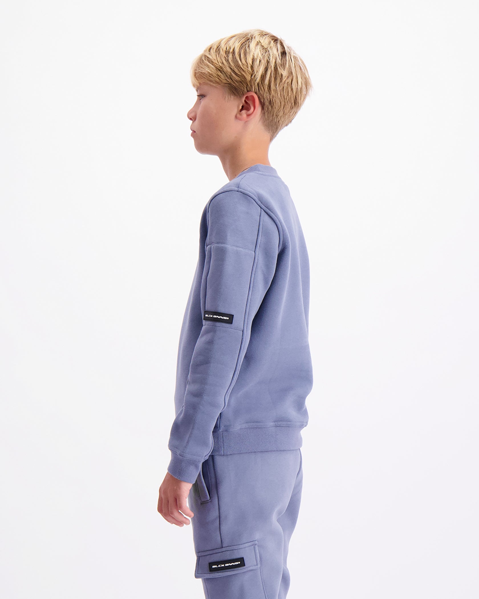 KIDS PLATE SWEATER | Blue