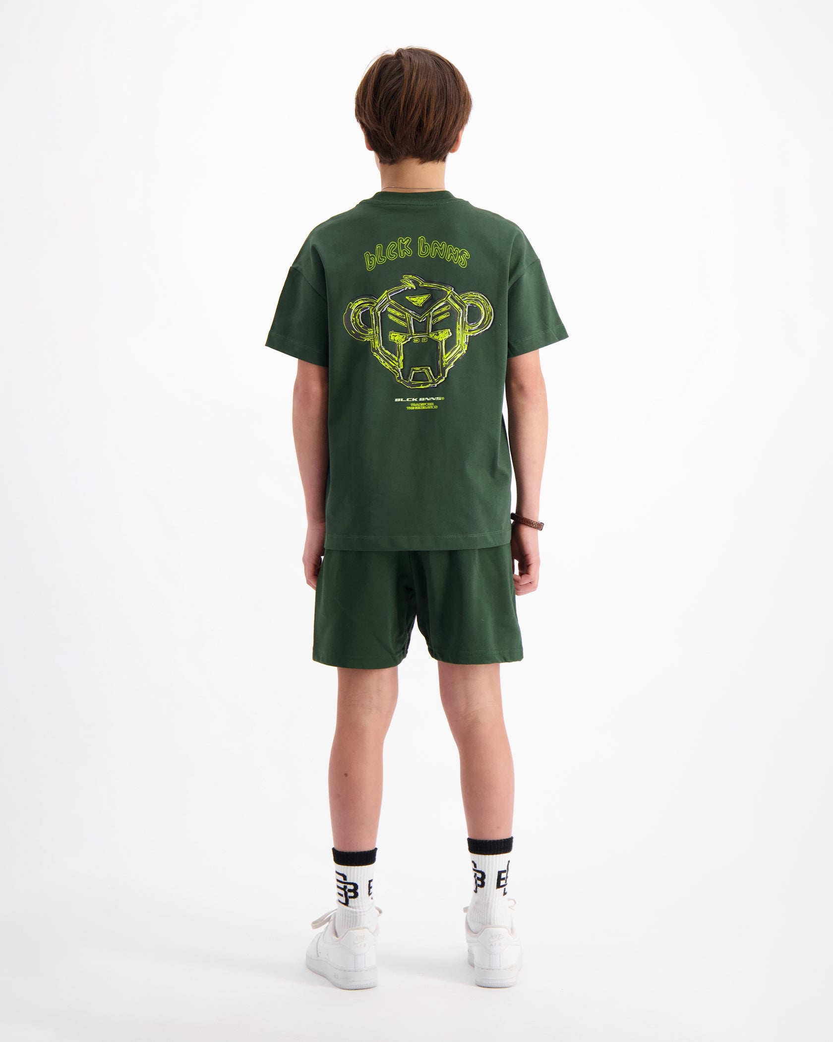 KIDS SKETCH TWINSET | Forrest Green