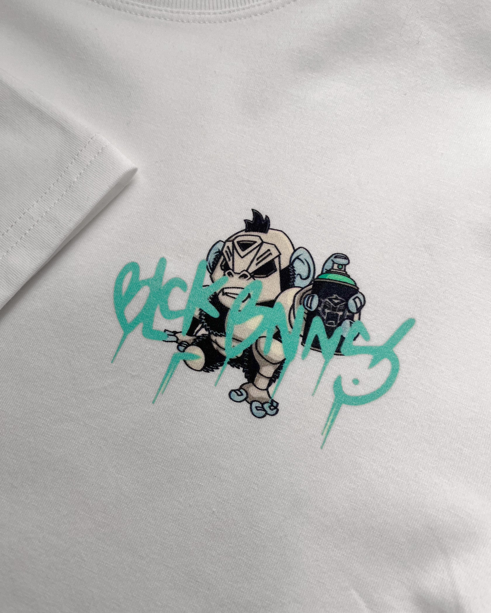 KIDS SPRAYED T-SHIRT | White