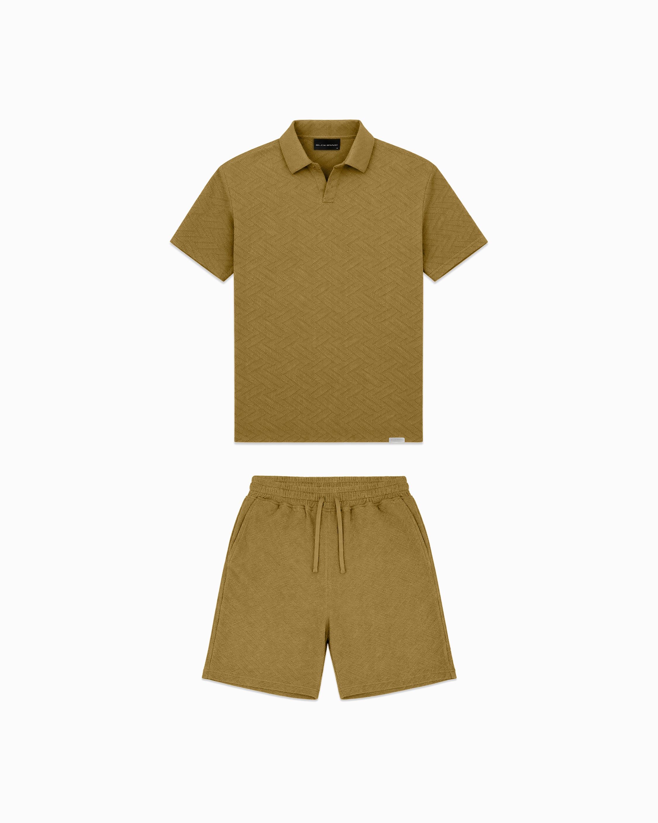 CONJUNTO DE POLO DE PUNTO | Marrón