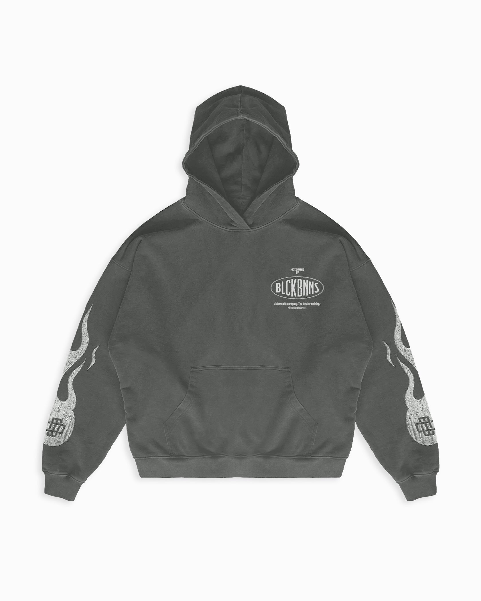 MONO FLAME HOODIE | Black