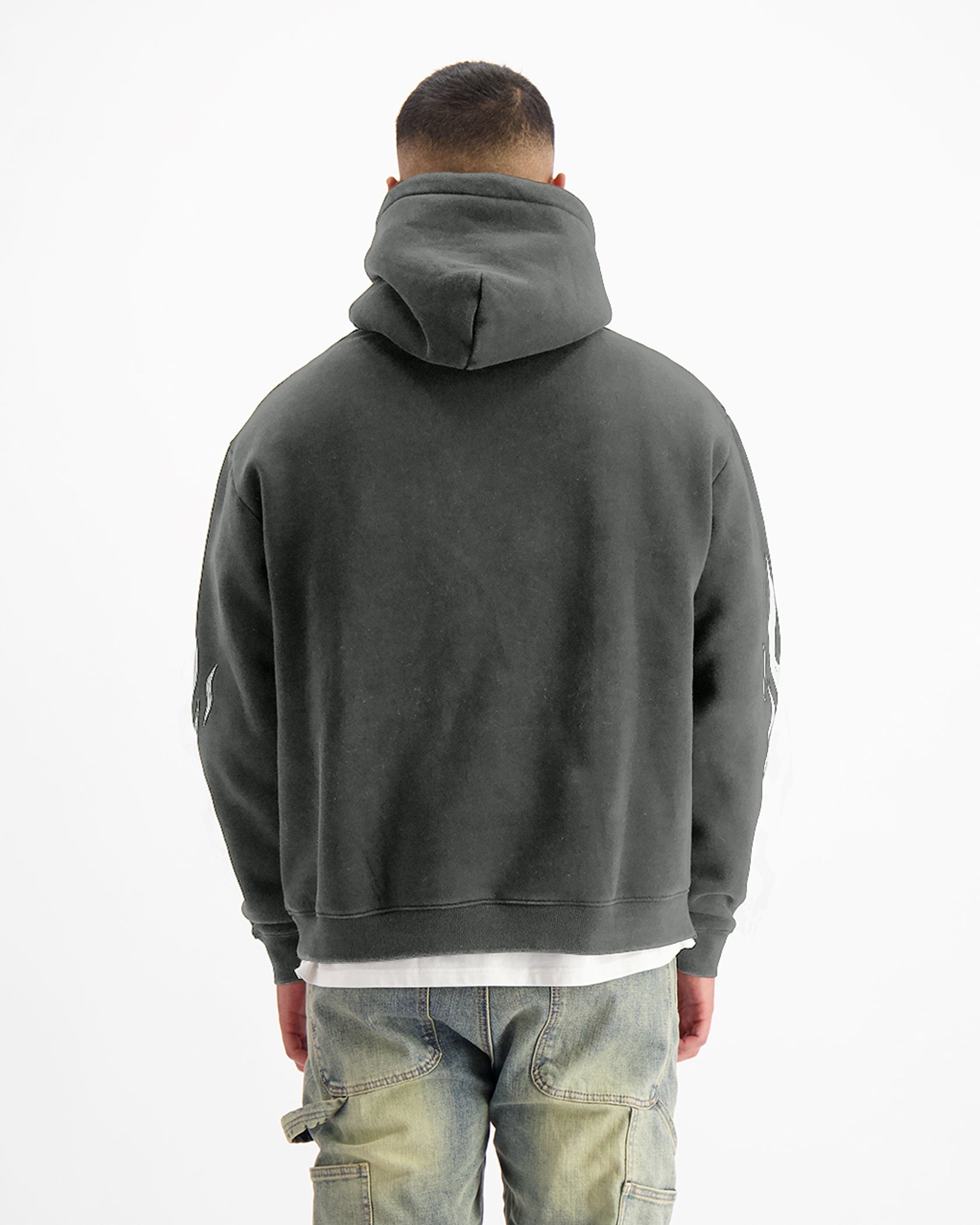 MONO FLAME HOODIE | Black