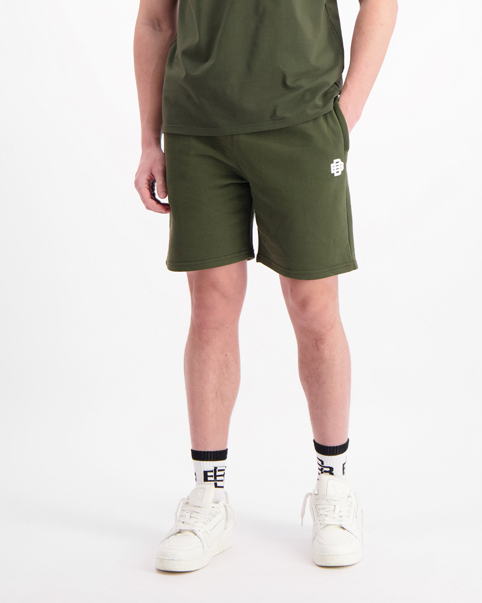 MONO RELAX SWEATSHORTS | Green