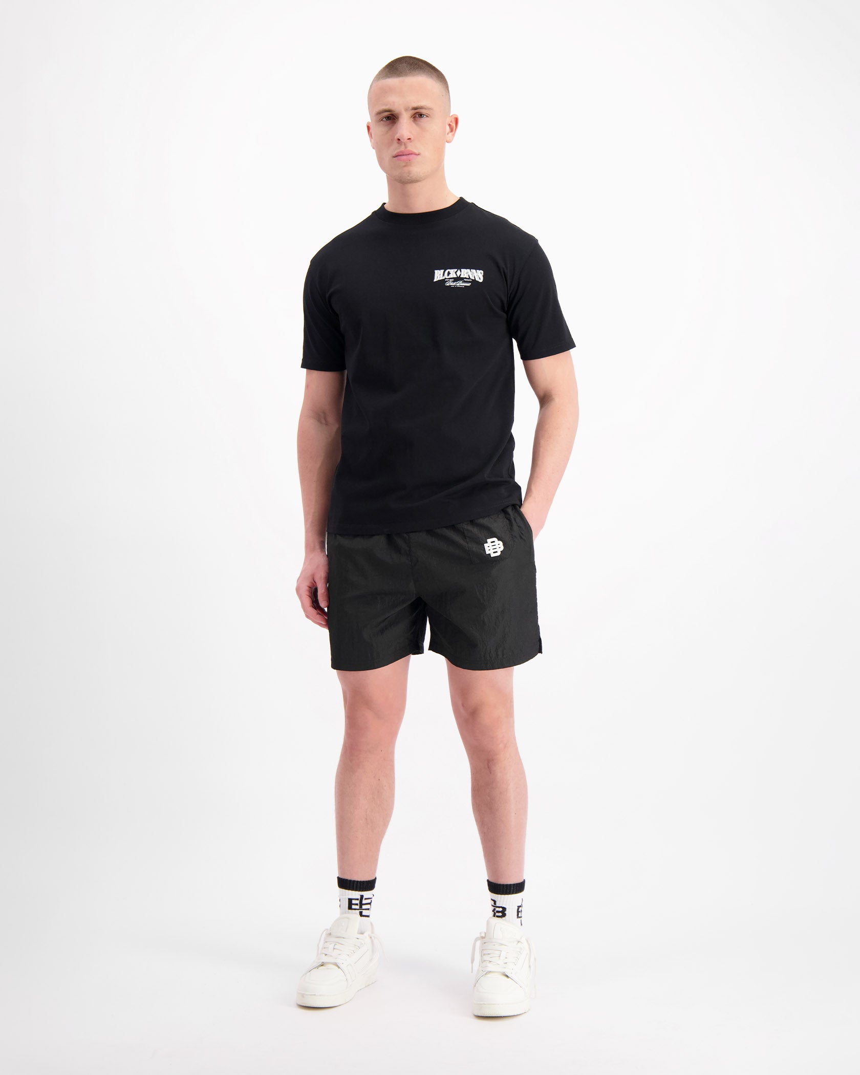 MONOGRAM SWIMSHORTS | Black