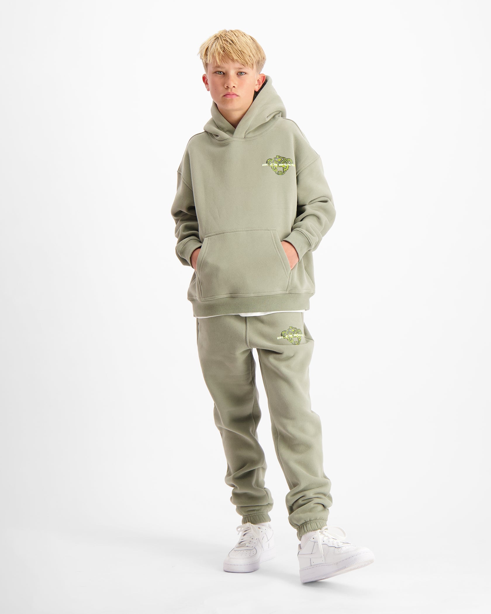 KIDS SKETCH SWEATSUIT | Green