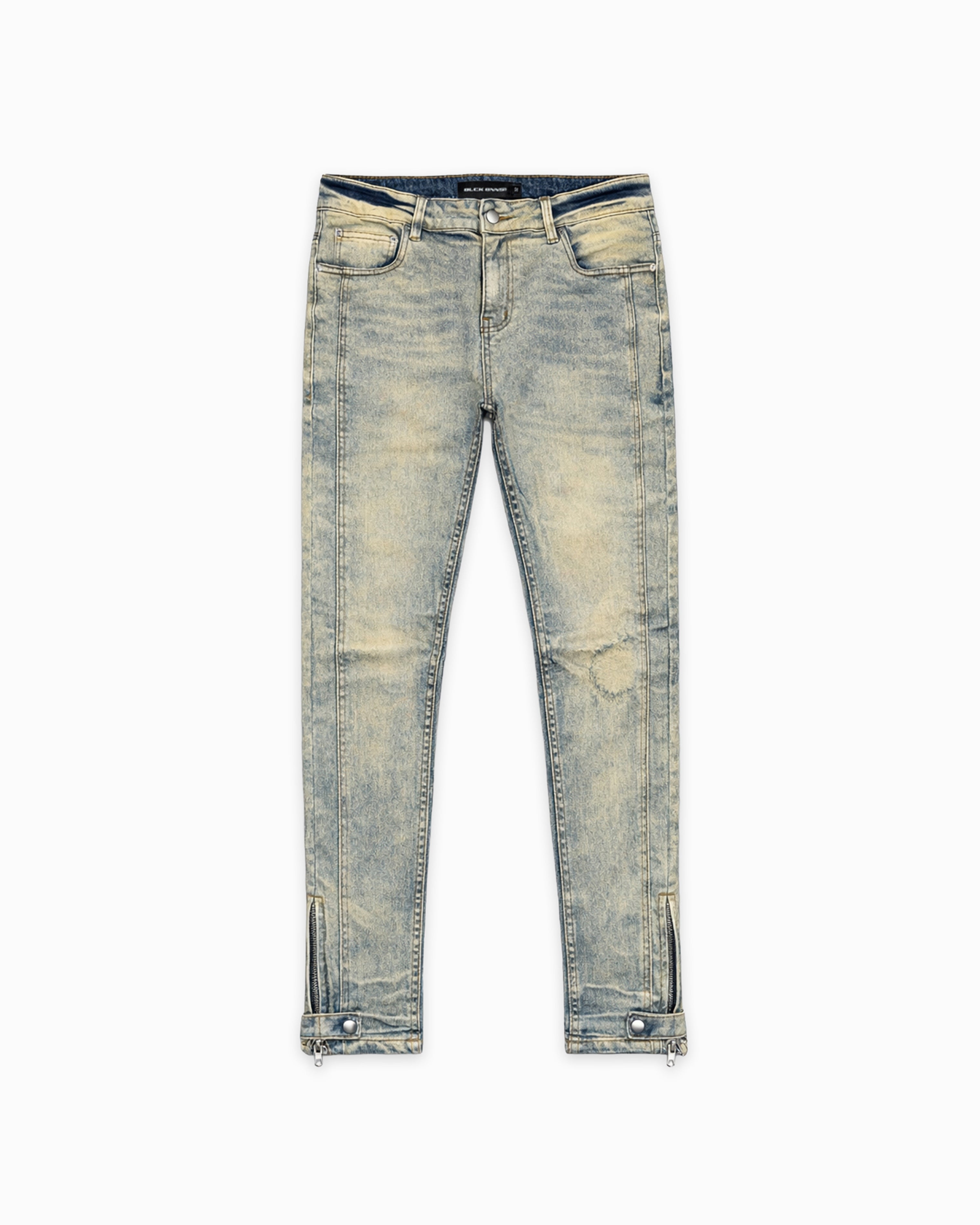 SLIM SEAM DENIM | Blauw