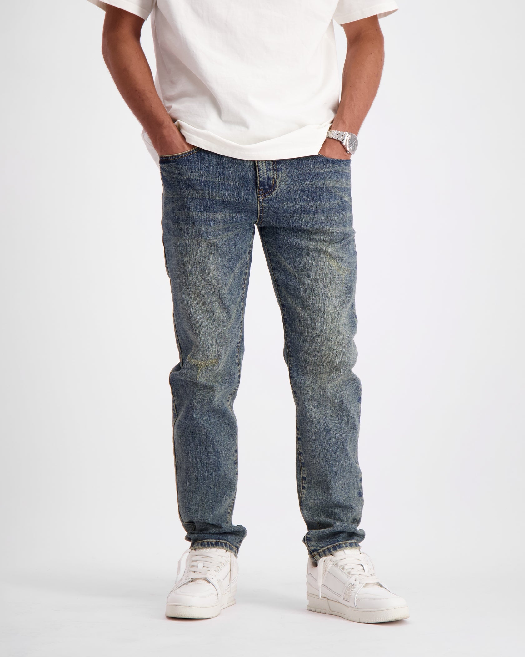 SOFT EDGE SLIM DENIM | Blue