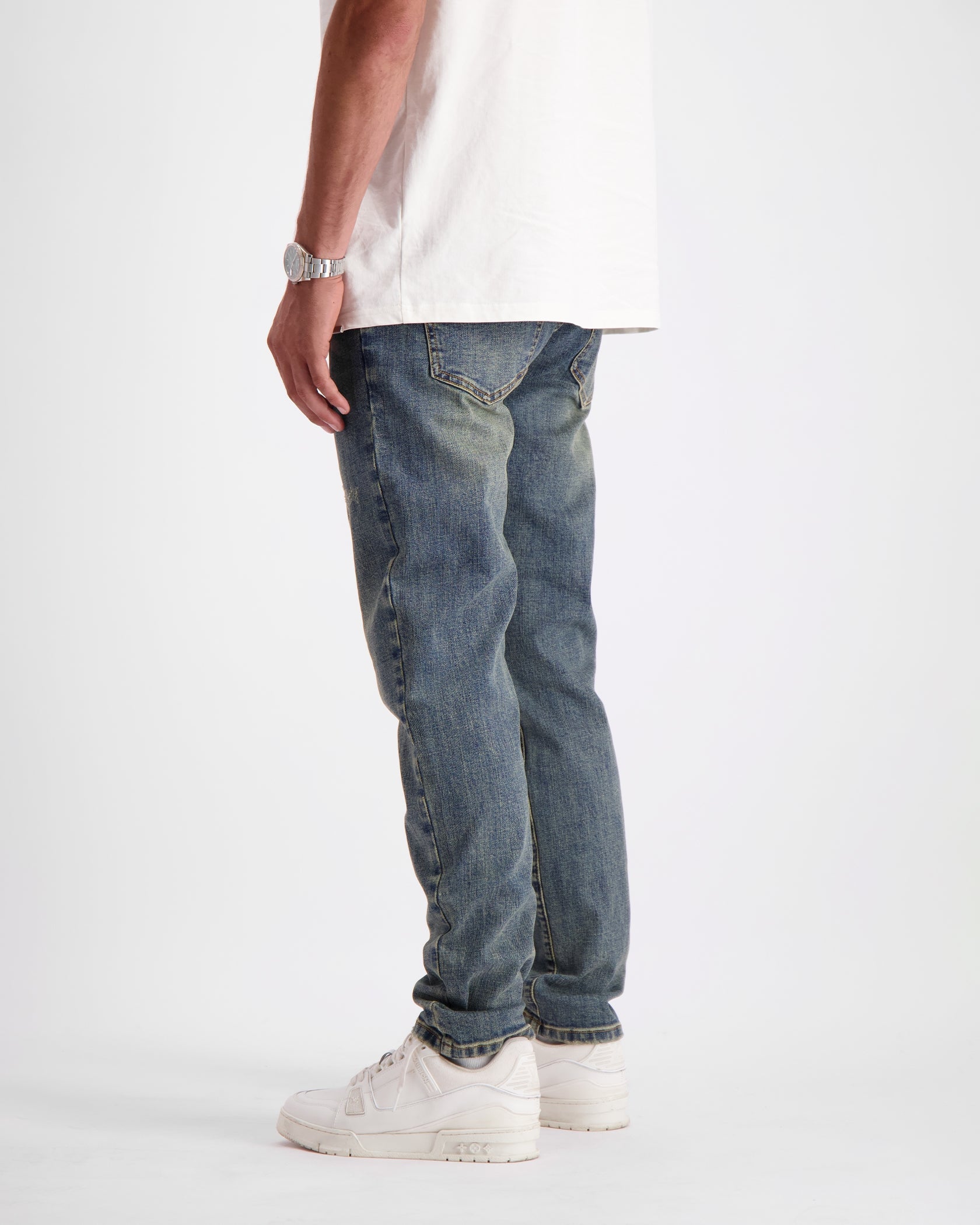 SOFT EDGE SLIM DENIM | Blue