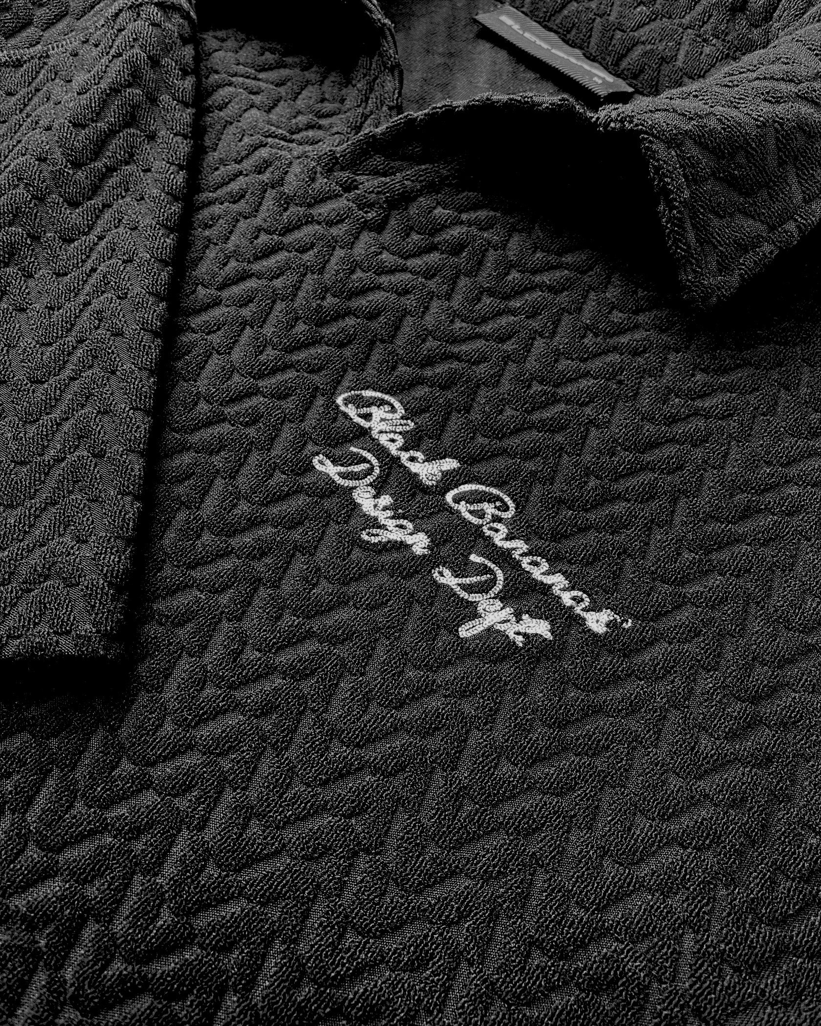 TERRY LOUNGE POLO | Black
