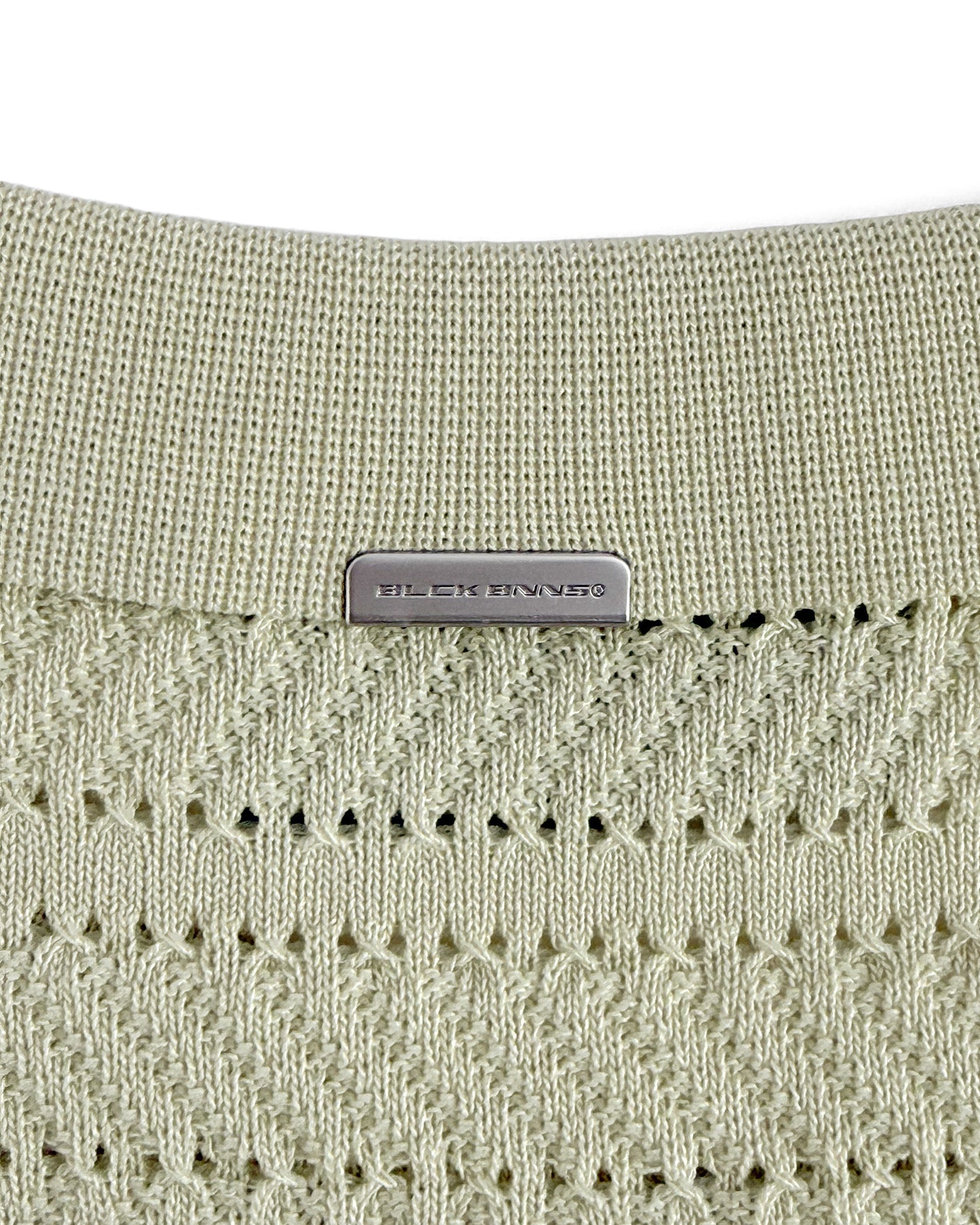 TEXTURED ZIP POLO | Grey