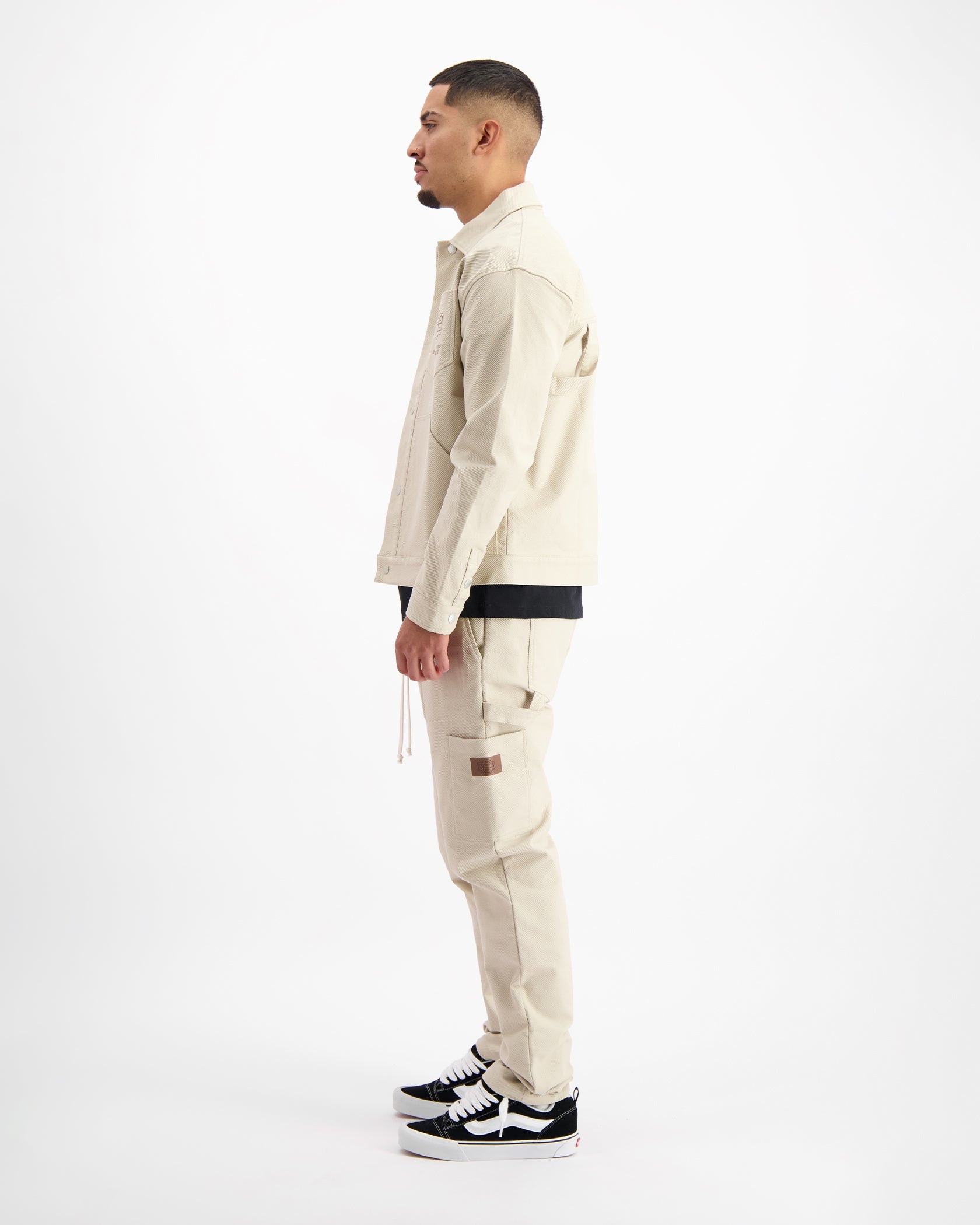 TWILL WORKER TWINSET | Sand