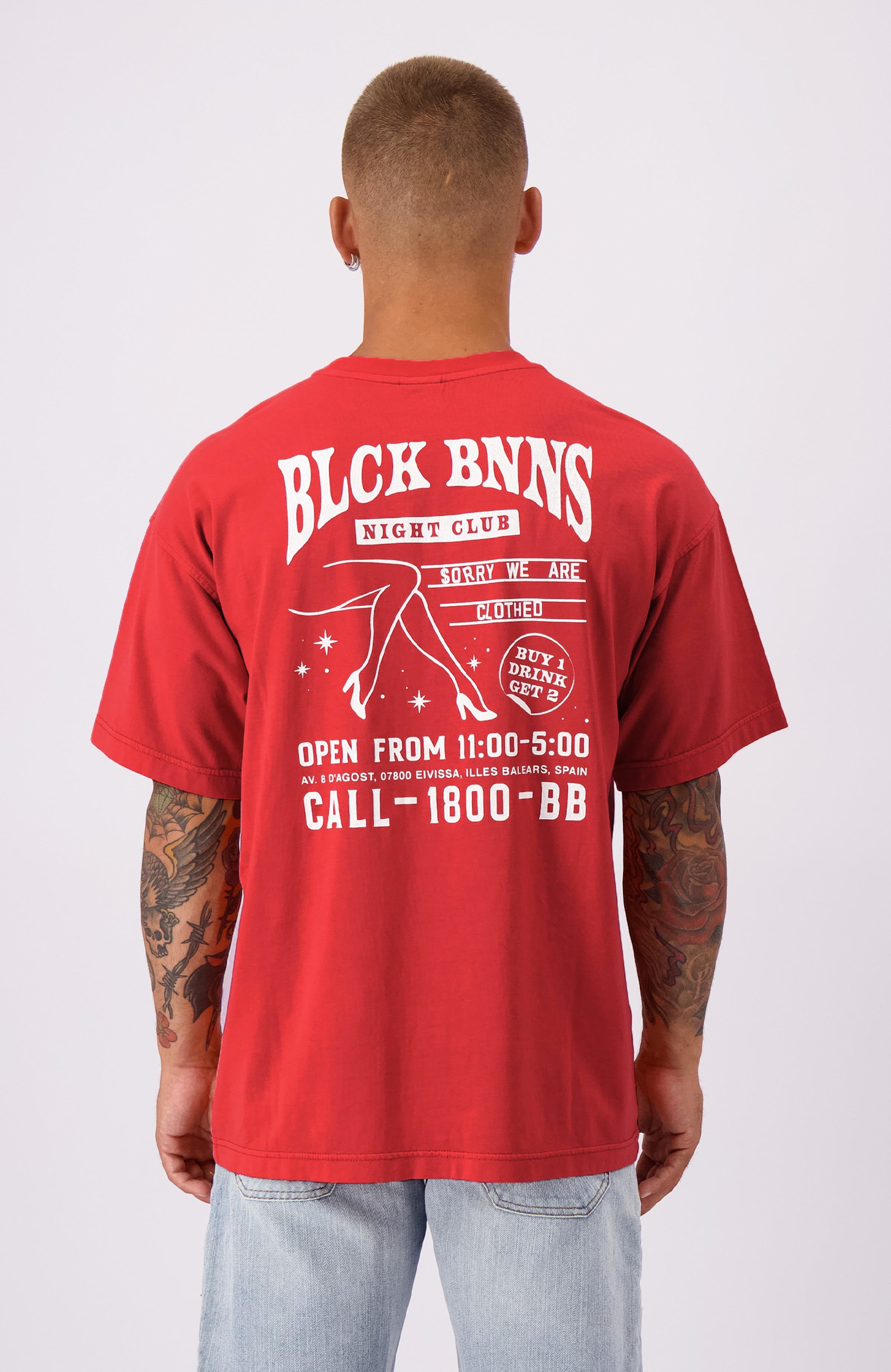 RED LIGHT TEE | Red