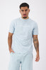 CURSIVE SCRIPT TEE | Ice blue