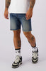 CUT OFF  DENIM SHORTS | Dark Blue