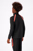 JR. FOOTBALL TRACKTOP | Black