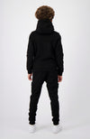 JR. STRIPE SWEATPANTS | Black