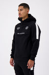 ANORAK STRIPE HOODIE | Black