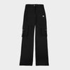 BELTED CARGO PANTS | Black