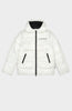 BLOCK FREEZE PUFFER JACKET | White