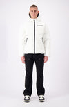 BLOCK FREEZE PUFFER JACKET | White