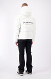 BLOCK FREEZE PUFFER JACKET | White